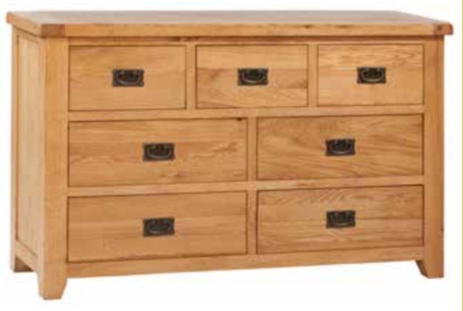V Brand New Chiswick Oak 3 over 4 Chest 130w x 42d x 81h cms ISP £349.00 (thehomemill.com)