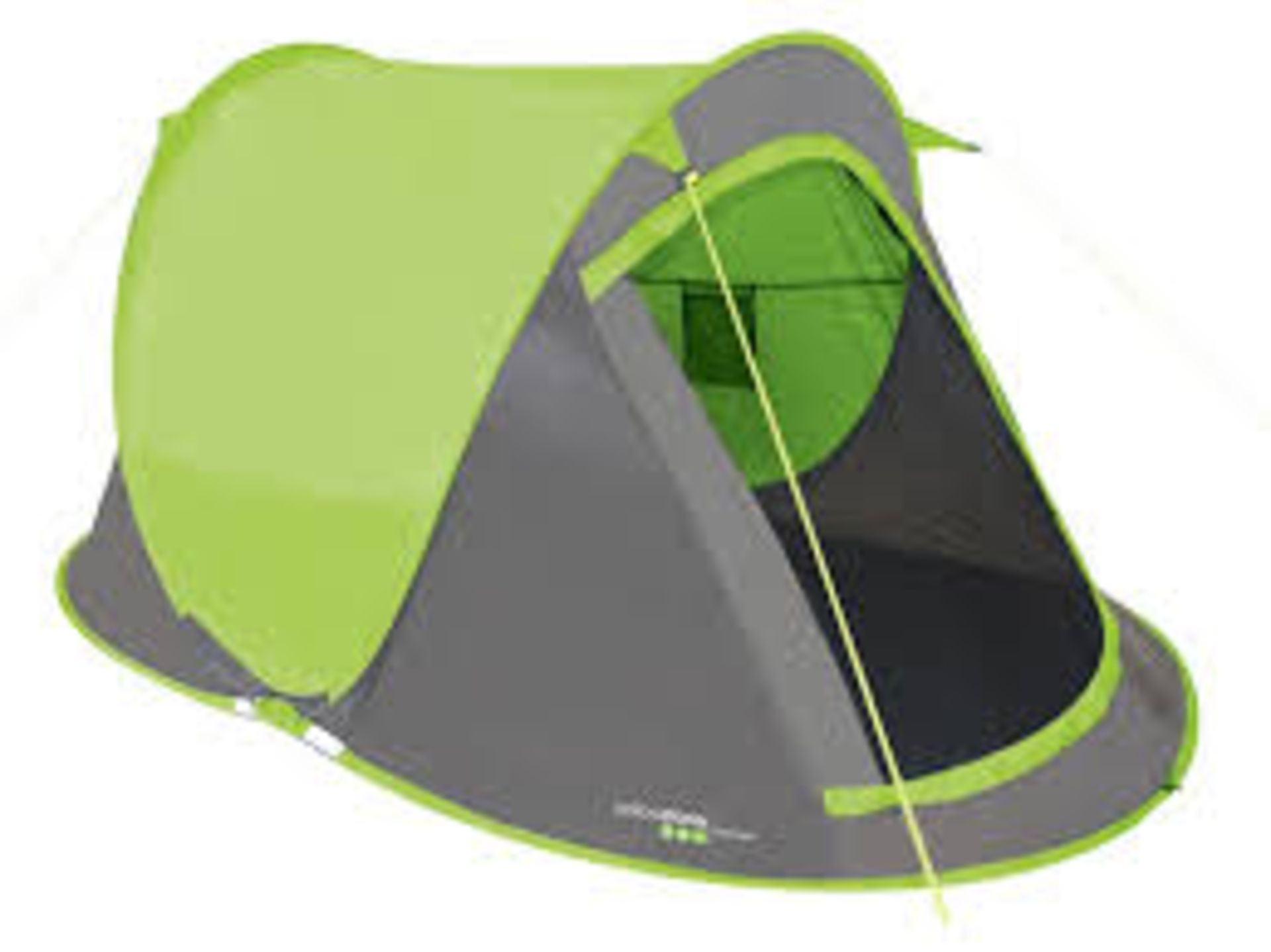 V Grade A Green Fast Pitch Pop Up 2 Man Tent X 2 Bid price to be multiplied by Two