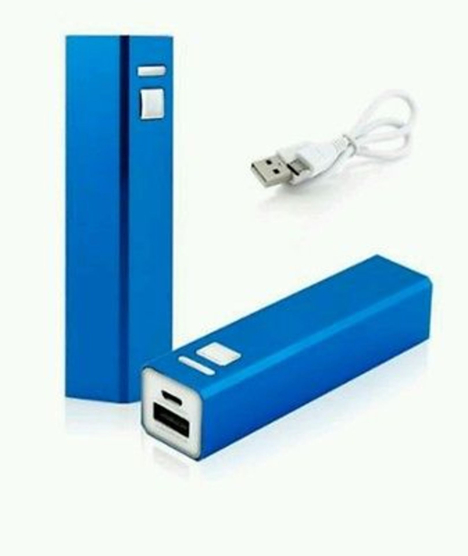 V Brand New On The Move Portable 2200mAh Power Cell Rechargeable Power Bank X 2 Bid price to be