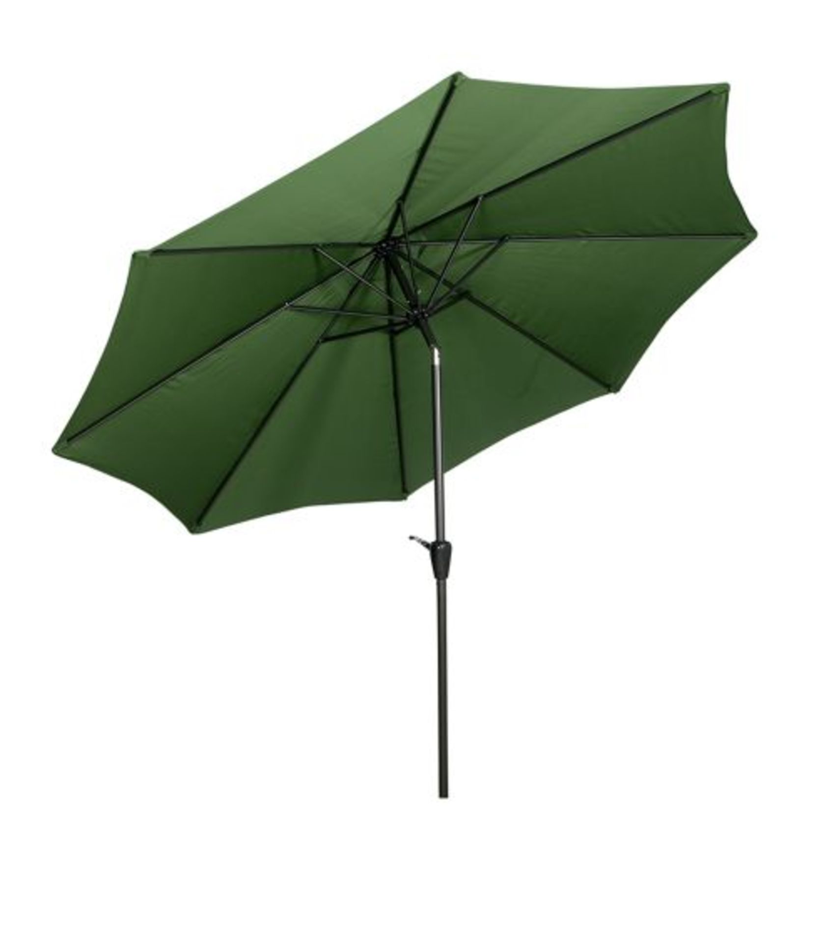 V Brand New Green 3M Powdercoated Aluminium Crank And Tilt Parasol X 2 Bid price to be multiplied by