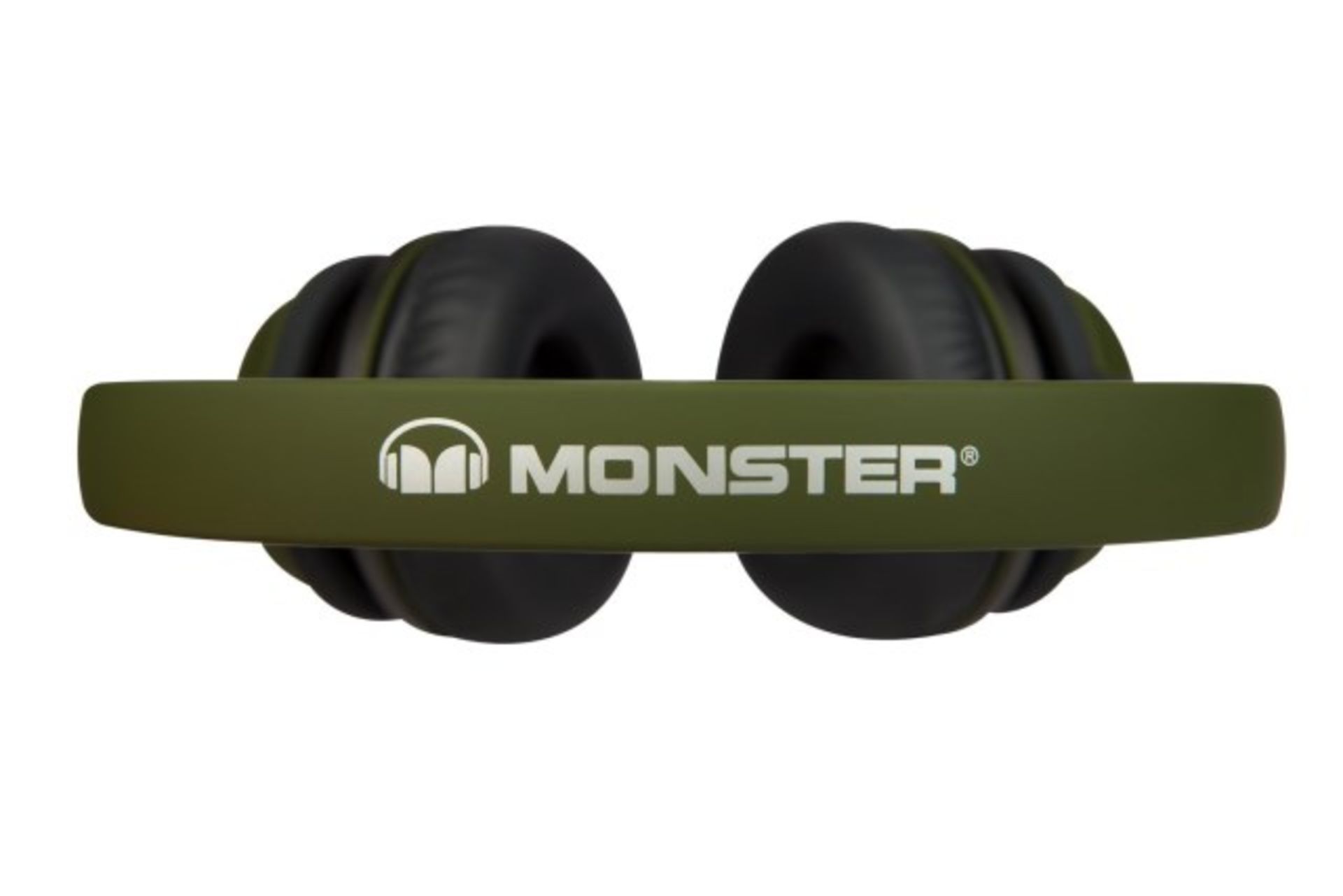 V Brand New Monster N-Tune HD Passive Noise Isolation Headphones Matte Military Green RRP £76.99 - Image 3 of 3