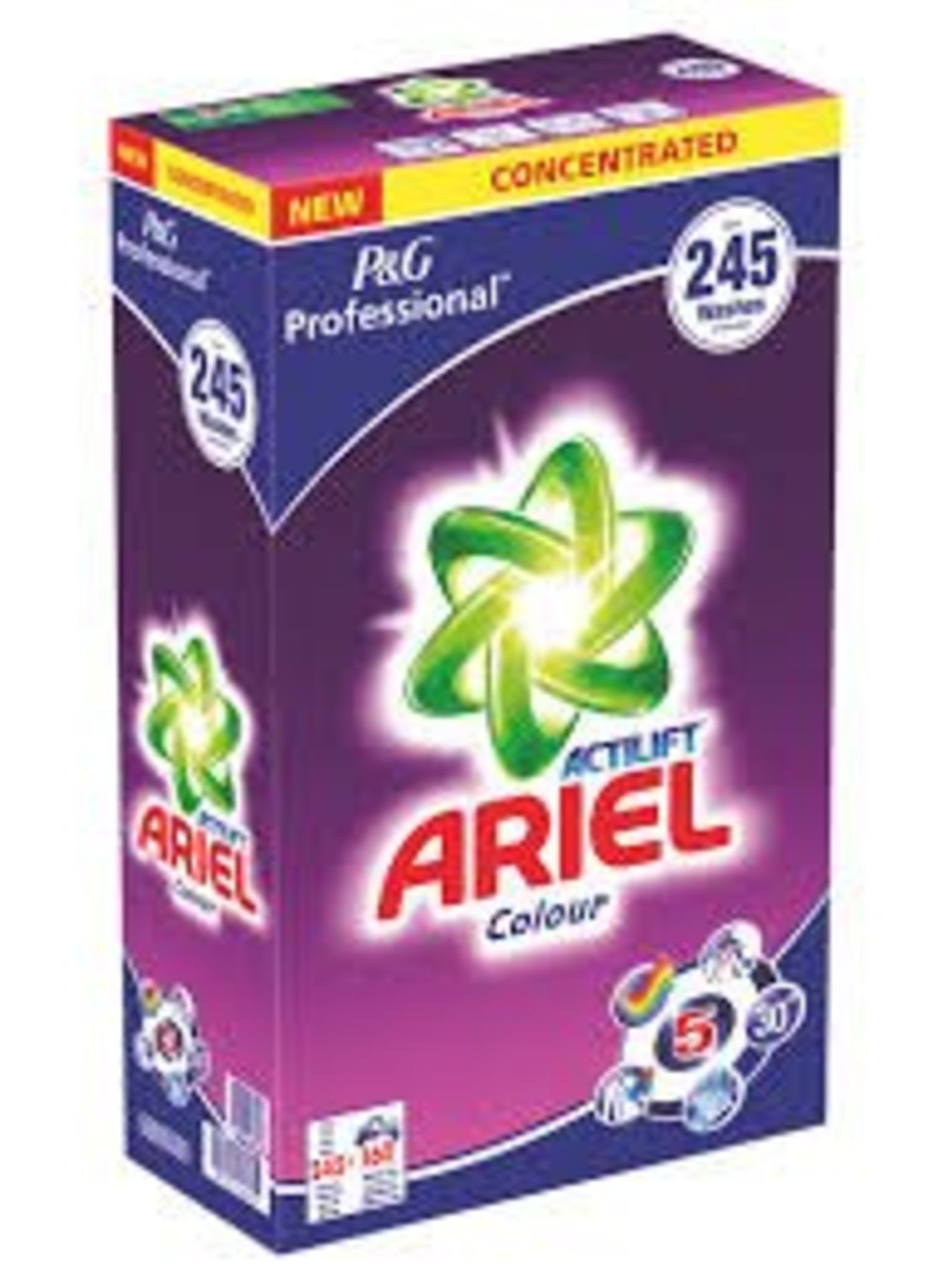 V Brand New Ariel Colour Mega XL Pack 245 Washes Powder RRP: £72.27 X 2 Bid price to be multiplied
