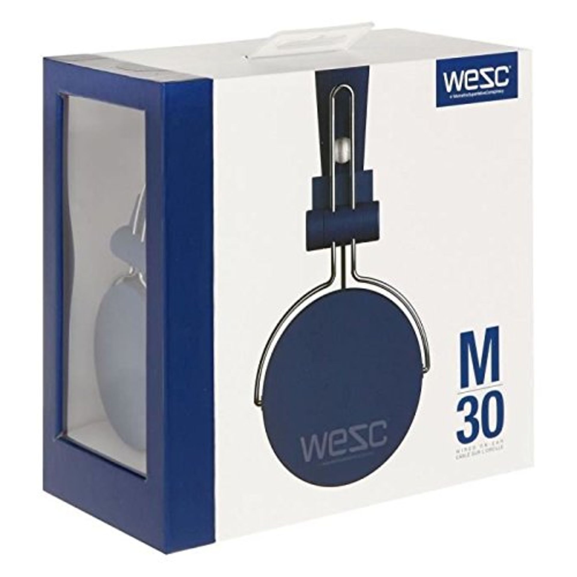 V *TRADE QTY* Brand New WESC M30 On-Ear Wired Headphones - 40mm Power Drivers - 3.5mm Gold Plated - Image 2 of 2