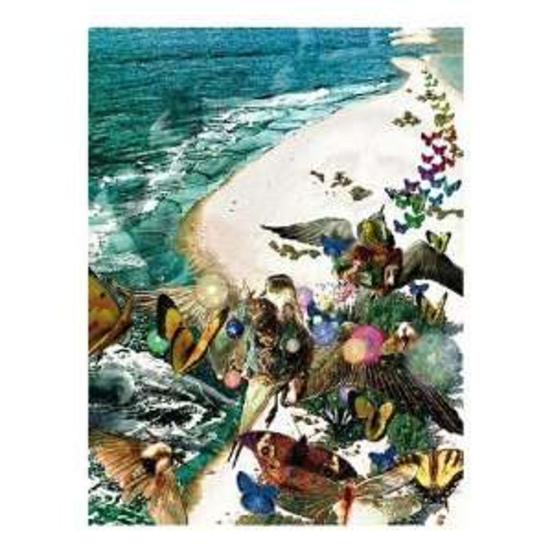 V Brand New Sunsout 500 Piece Jigsaw Puzzle - Longshore Lookout By Tom Cross