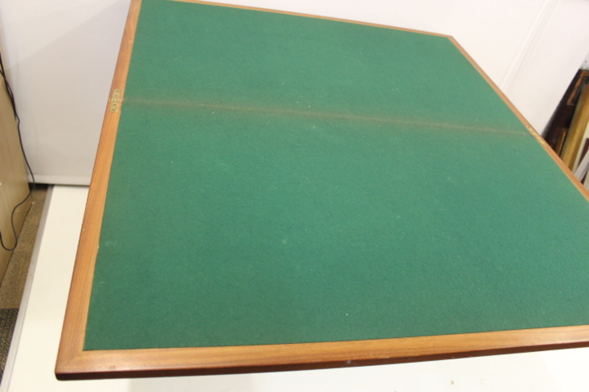 Vintage 70's Lightwood Card Table - Image 2 of 2