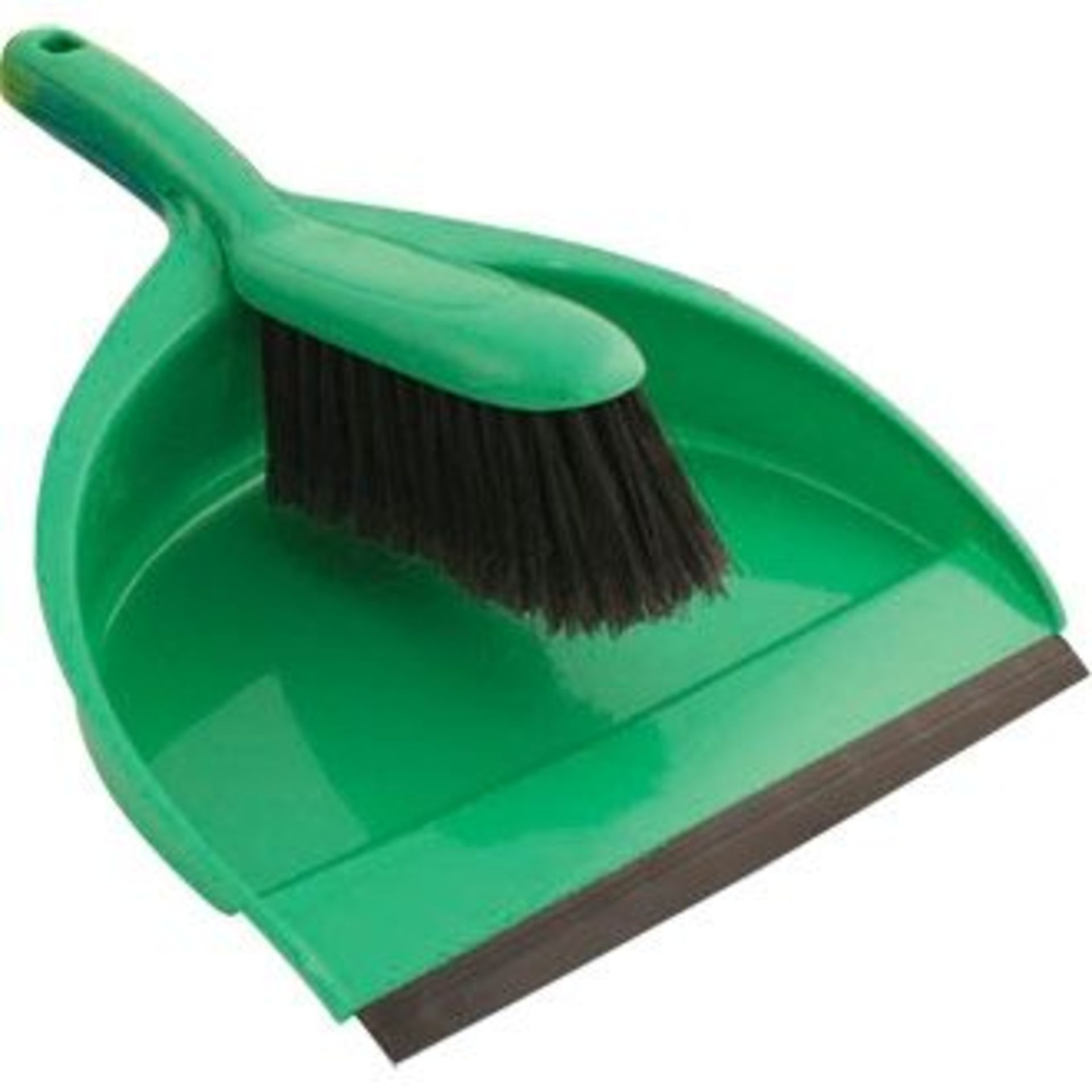 V *TRADE QTY* Brand New Six Dustpan & Brush Sets X 4 YOUR BID PRICE TO BE MULTIPLIED BY FOUR