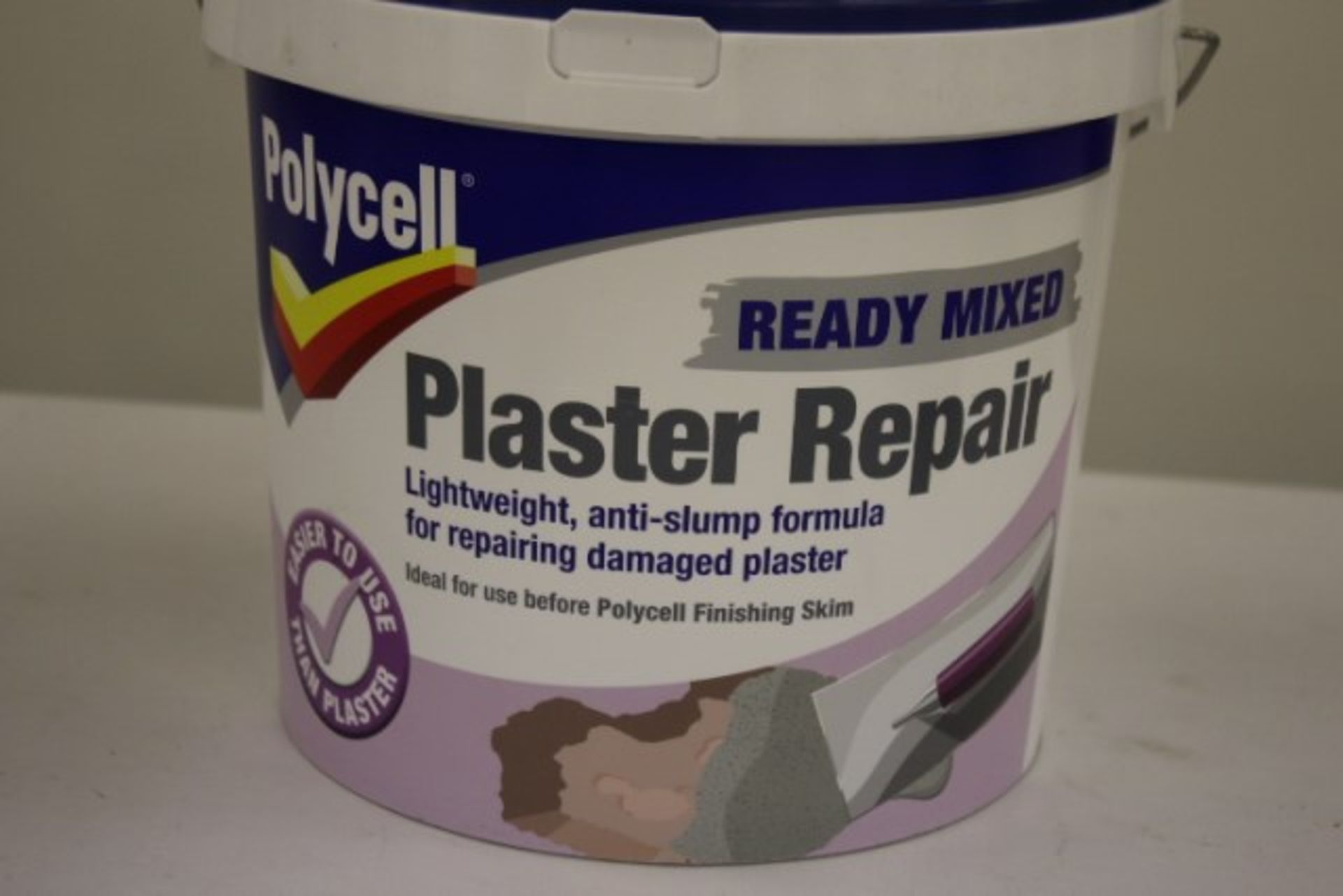 V Grade A Polycell Ready Mixed Plaster Repair 6 litre - Image 2 of 3