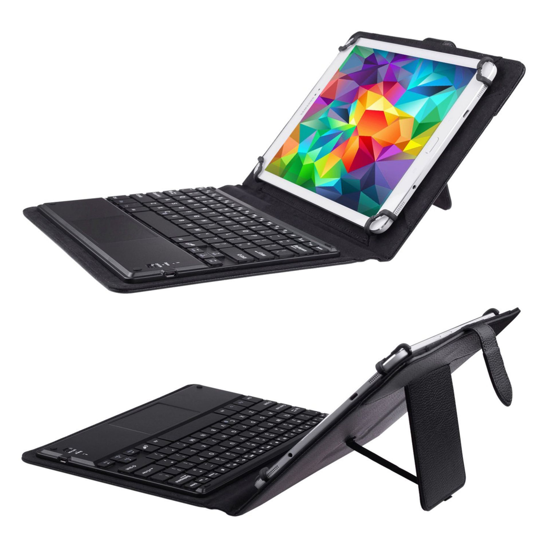 V Brand New Bluetooth Keyboard Case with Touchpad for a Samsung Tablet (Amazon Price £15.85) X 2