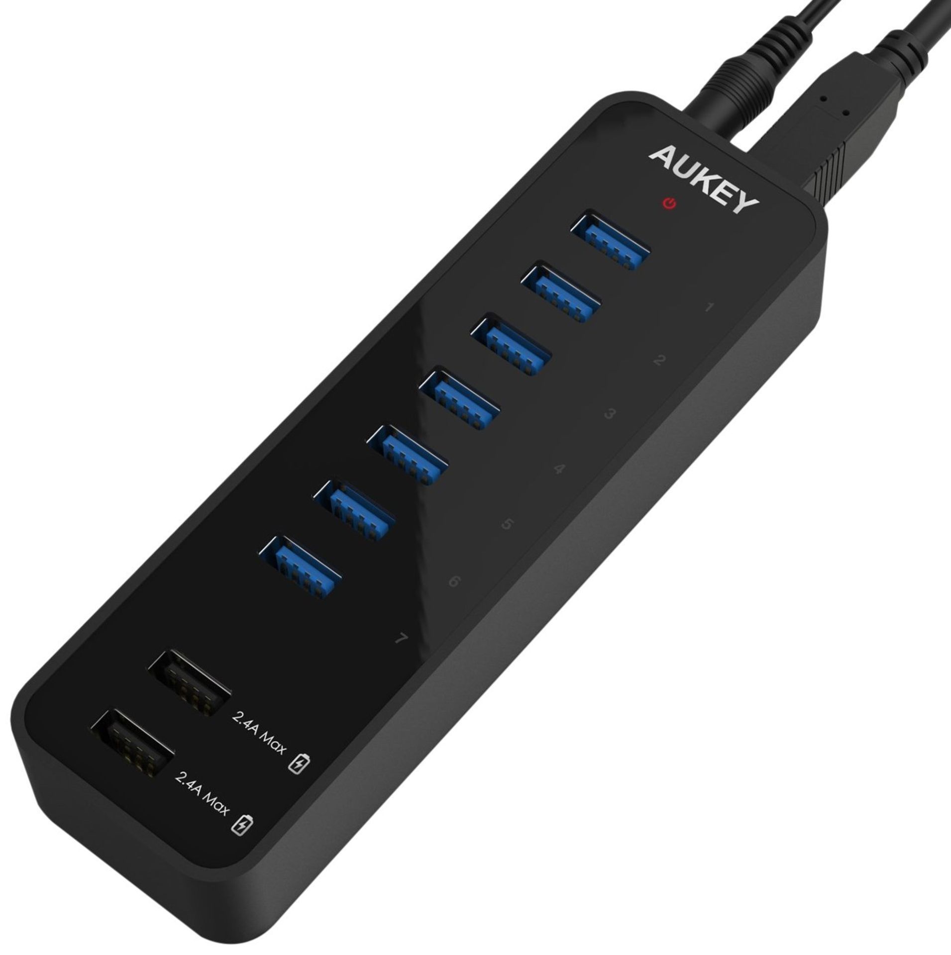 V Brand New Super Speed 7 Port USB 3.0 Hub With 2 Charging Points Amazon Price - £27.03