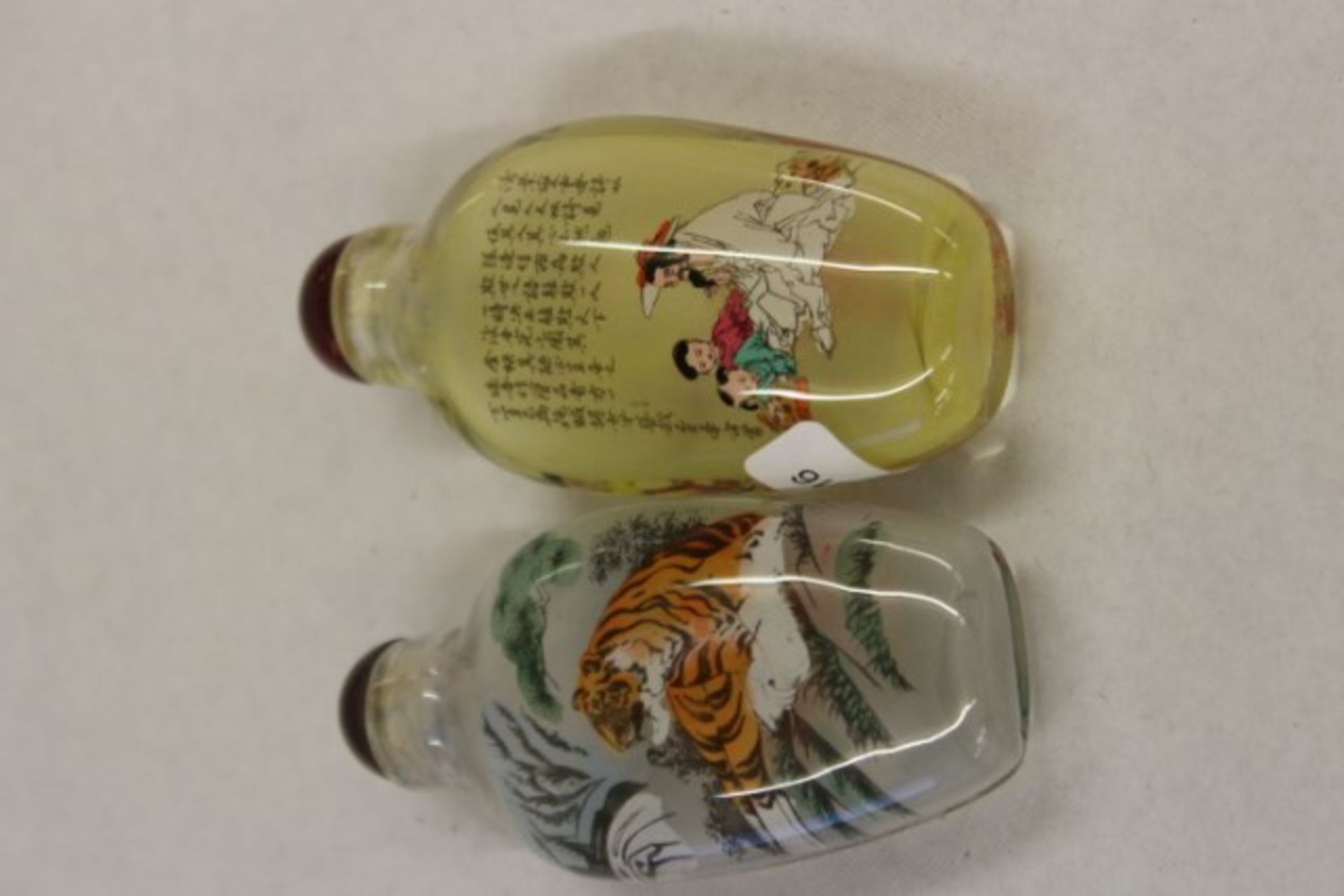 Two Inside Painted Snuff Bottles