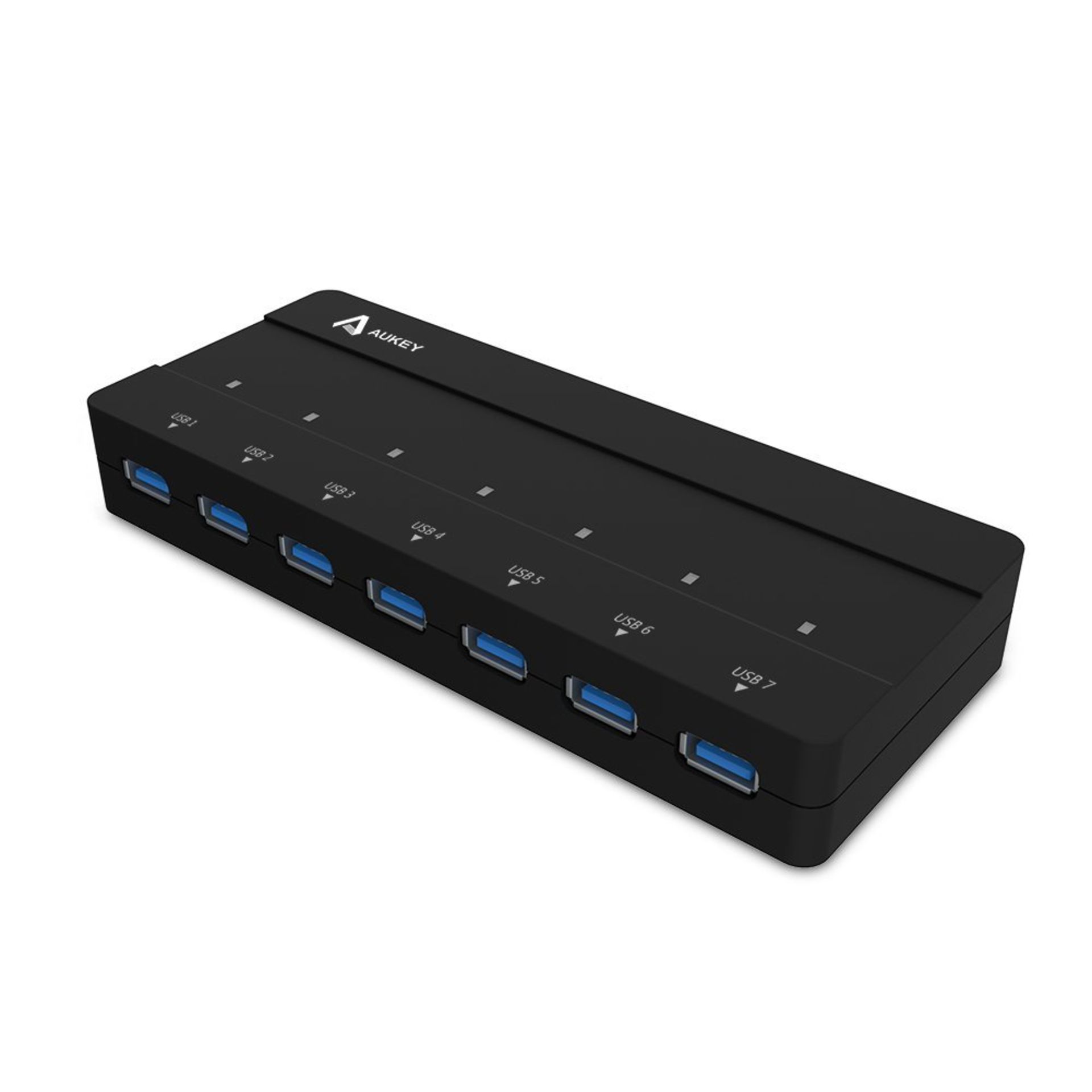 V Brand New Seven Port USB 3.0 Hub With Premium Power Adapter ISP - £24.35