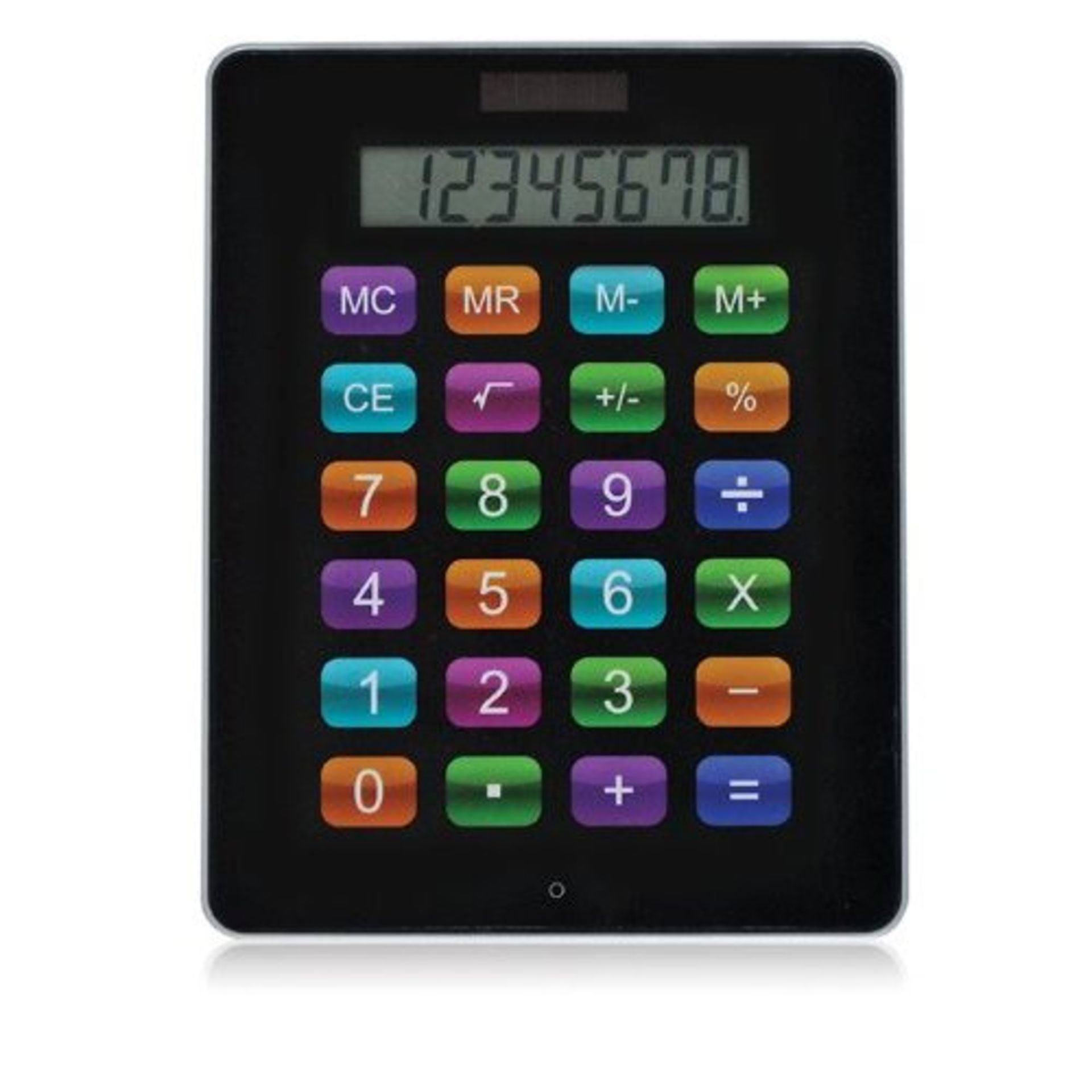 V *TRADE QTY* Brand New Ipad Calculator-Battery powered with solar backup X 24 YOUR BID PRICE TO