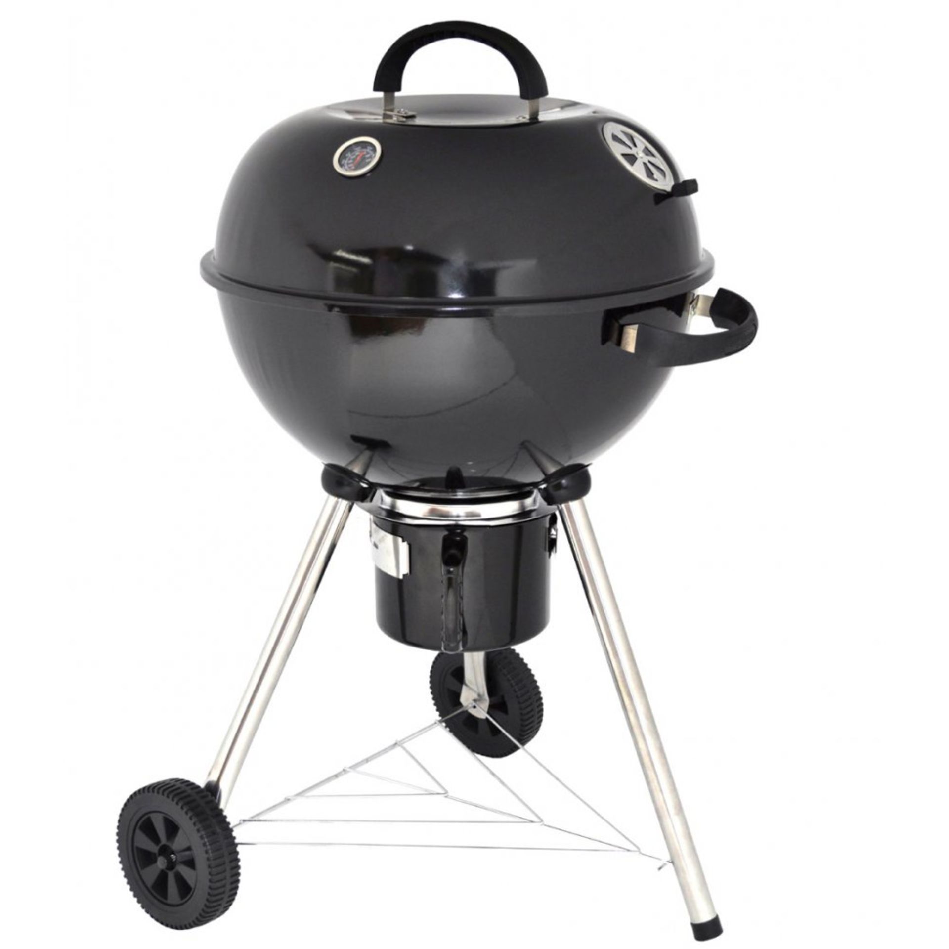 V Brand New 47cm Deluxe Kettle BBQ Amazon Price - £65.00 X 2 YOUR BID PRICE TO BE MULTIPLIED BY TWO