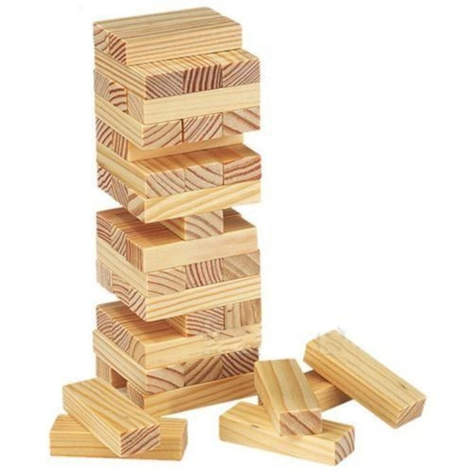V Brand New Quality Wooden Tower Block Game X 2 YOUR BID PRICE TO BE MULTIPLIED BY TWO
