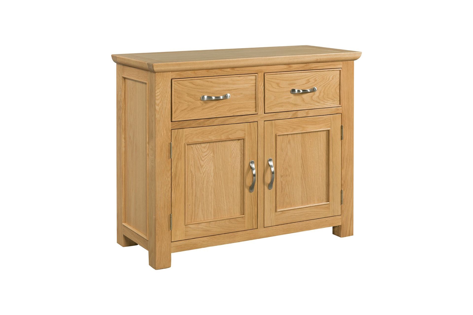 V Brand New Siena 2 Door 2 Drawer Sideboard 105.5 x 44 x 86 cms RRP369.00 (Devonshirepineandoak.co.