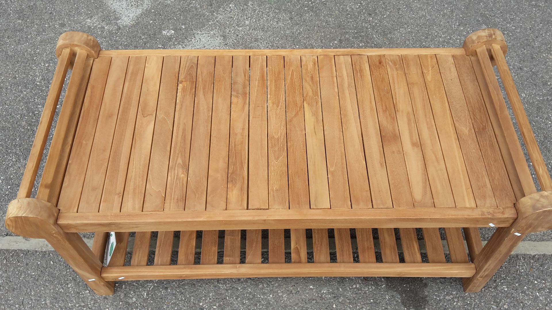 V Brand New Teak marlboro coffee table Sit NOTE: Item Is Available Approx 5 Days From The End Of - Image 2 of 6