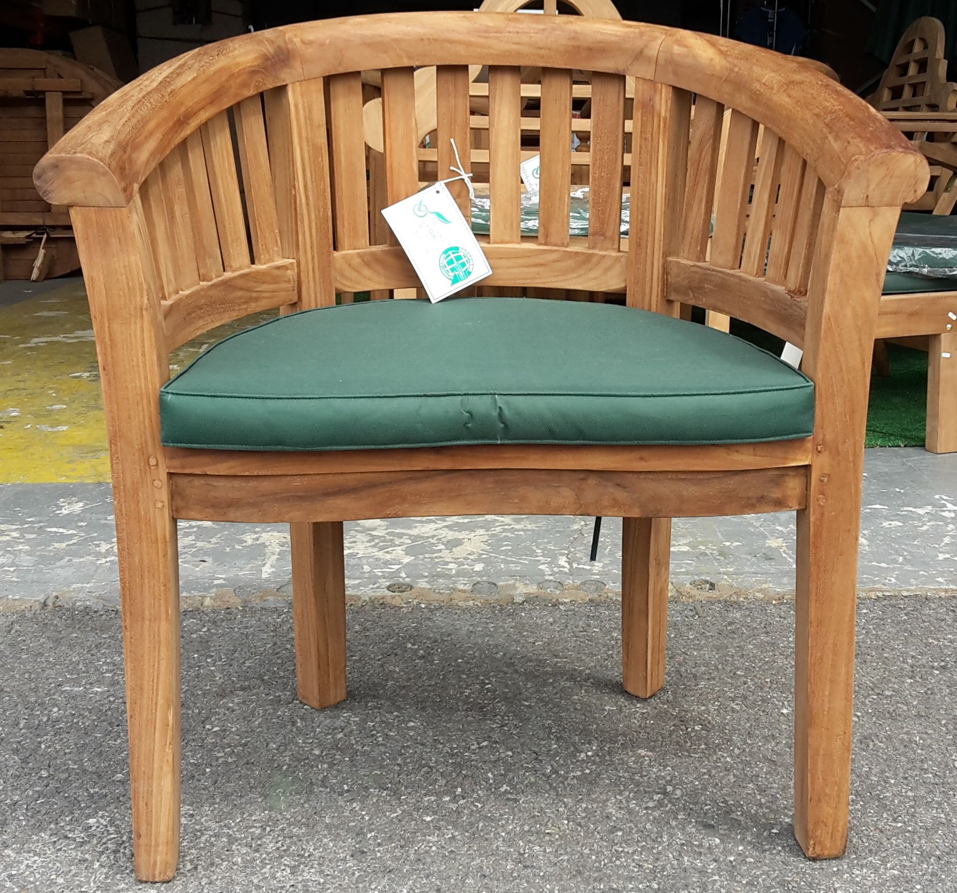 V Brand New TEAK Lutyens Garden Chair - Made From Grade A Plantation Teak RRP £199 NOTE: Item Is