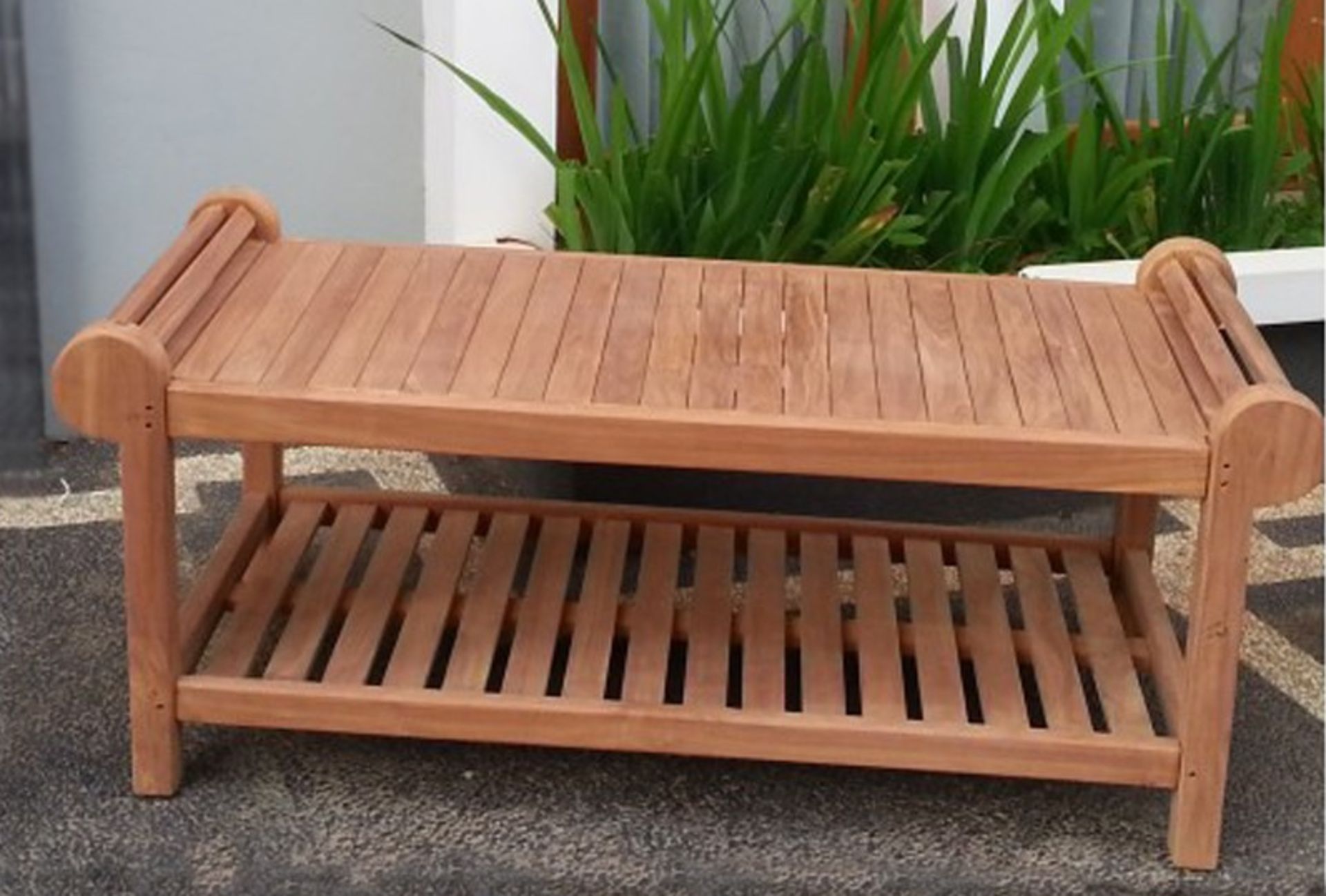 V Brand New Teak marlboro coffee table Sit NOTE: Item Is Available Approx 5 Days From The End Of - Image 6 of 6