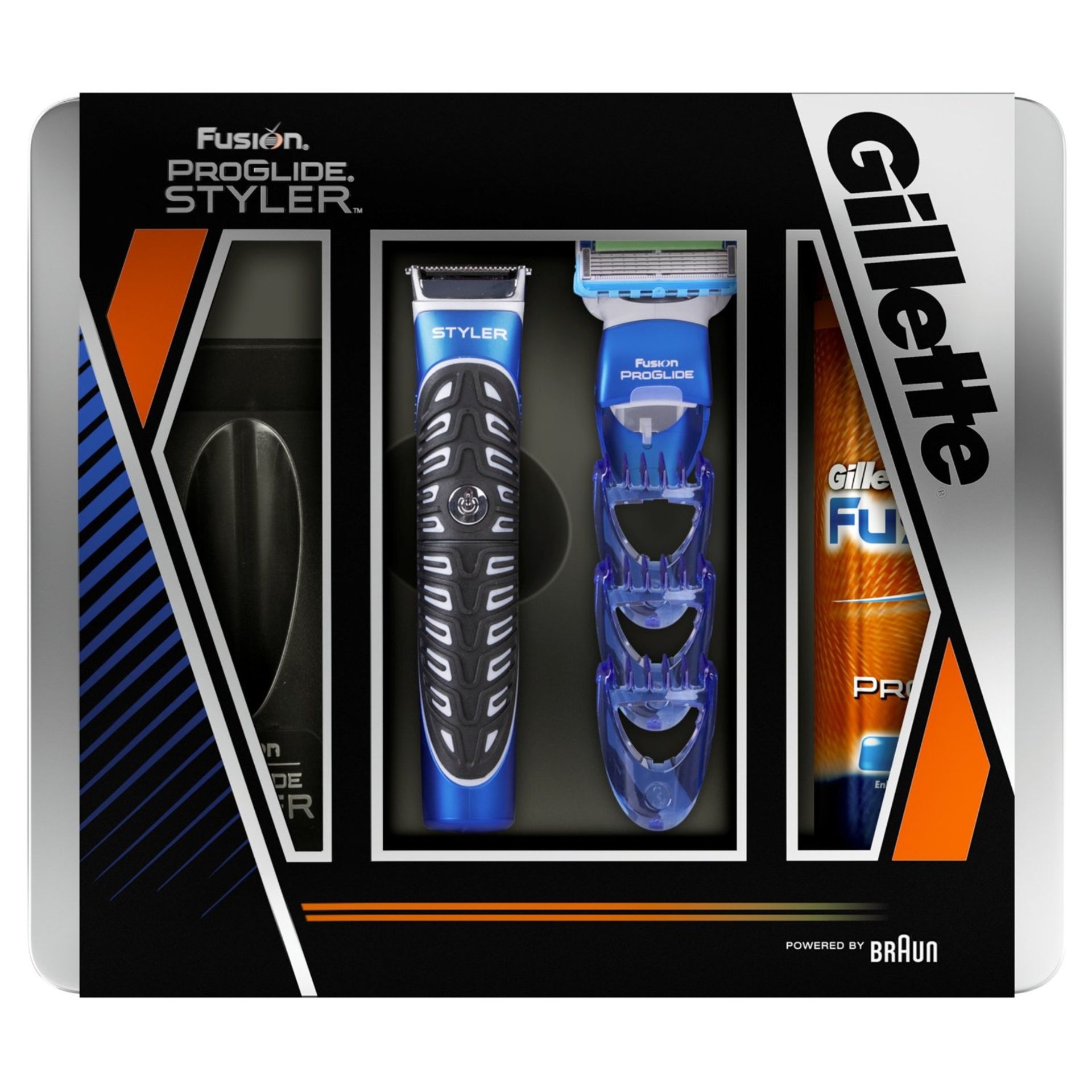 V Brand New Gillette Styler Plus Razor Plus Hydrating Set (Item available after 14/9/2016) X 2