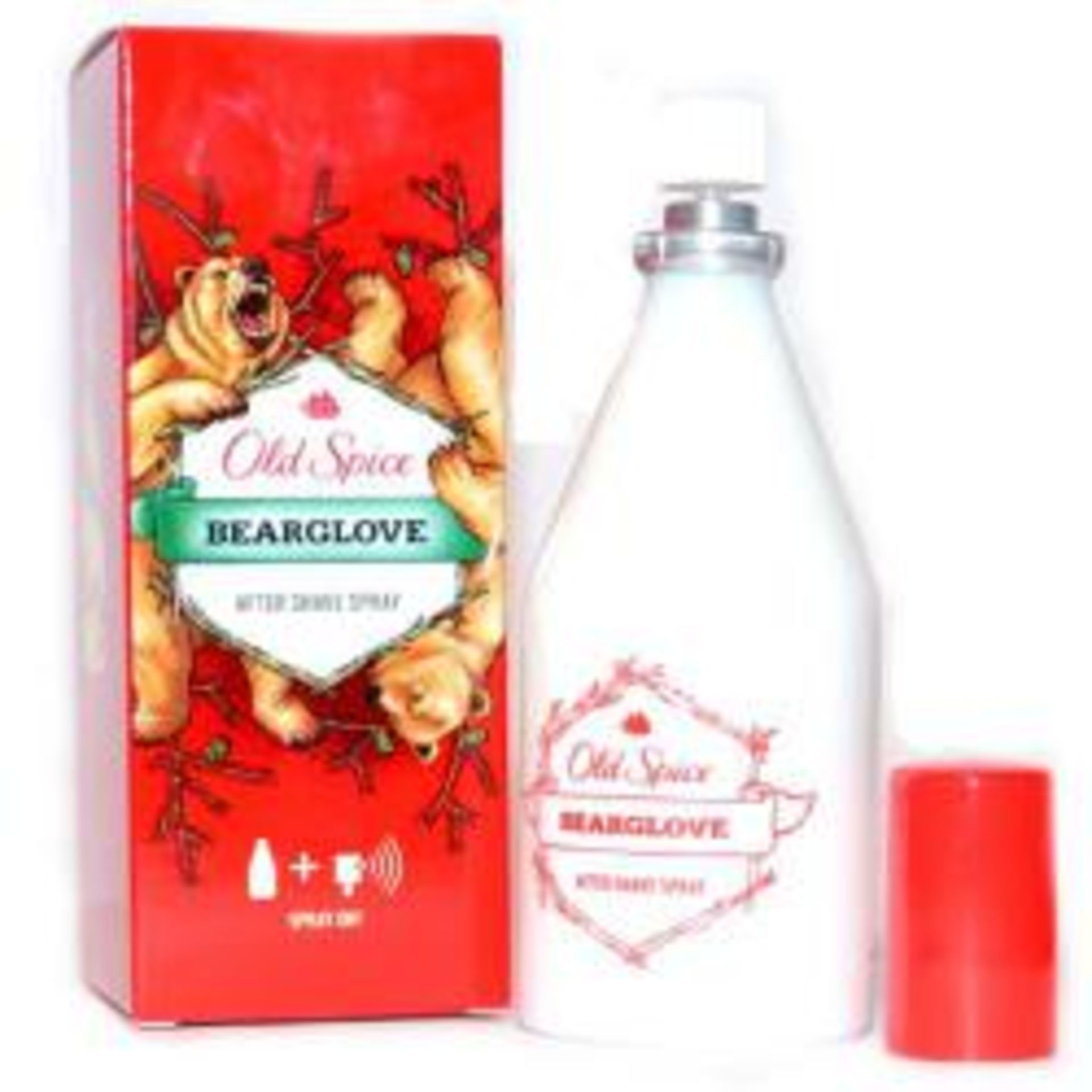 V Brand New Old Spice Aftershave Bearglove 100ml RRP £9.00 (Item available after 14/9/2016) X 2 YOUR