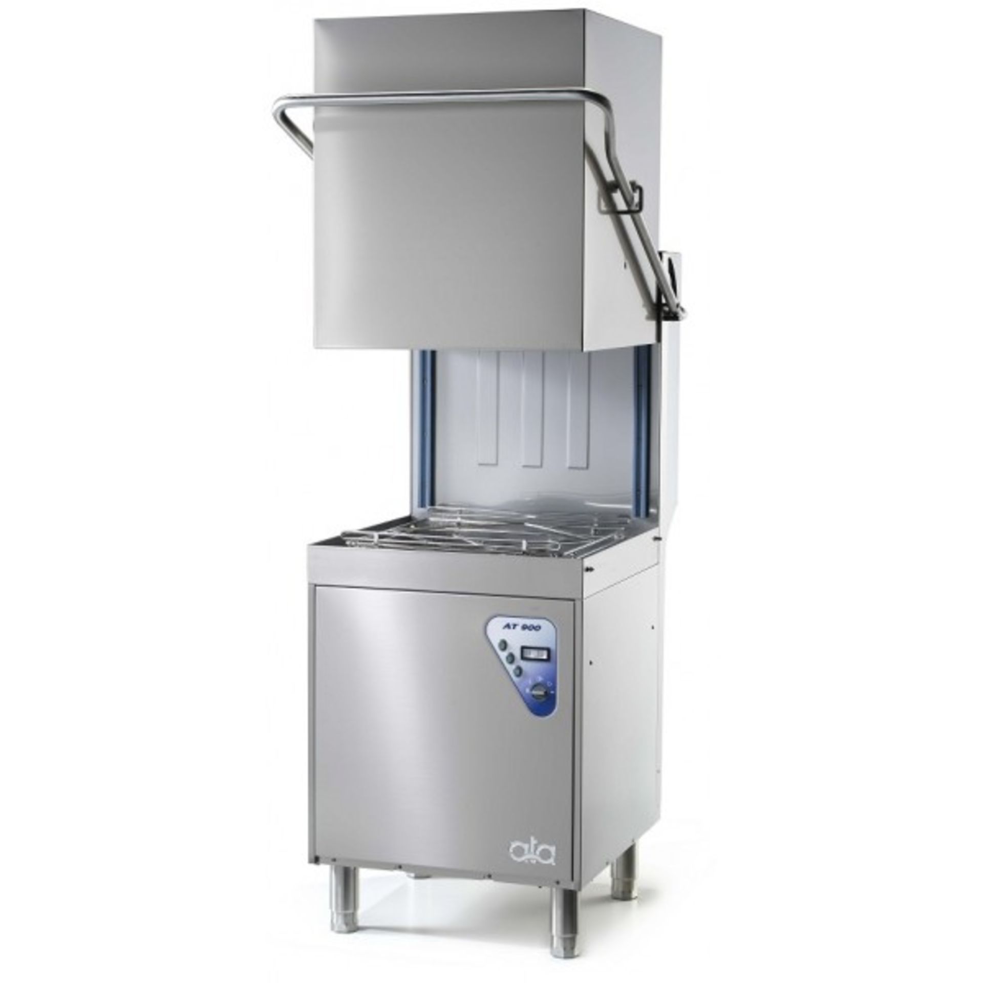 V Brand New Pass-through Hood Dishwasher 500mm Basket with break tank and rinse booster pump60 - 150