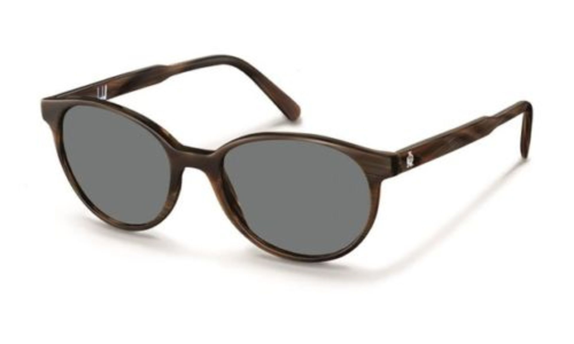 Brand New Pair Of Womens Dunhill Sunglasses - Brown Plastic Frame with Grey Lens RRP: £179.99