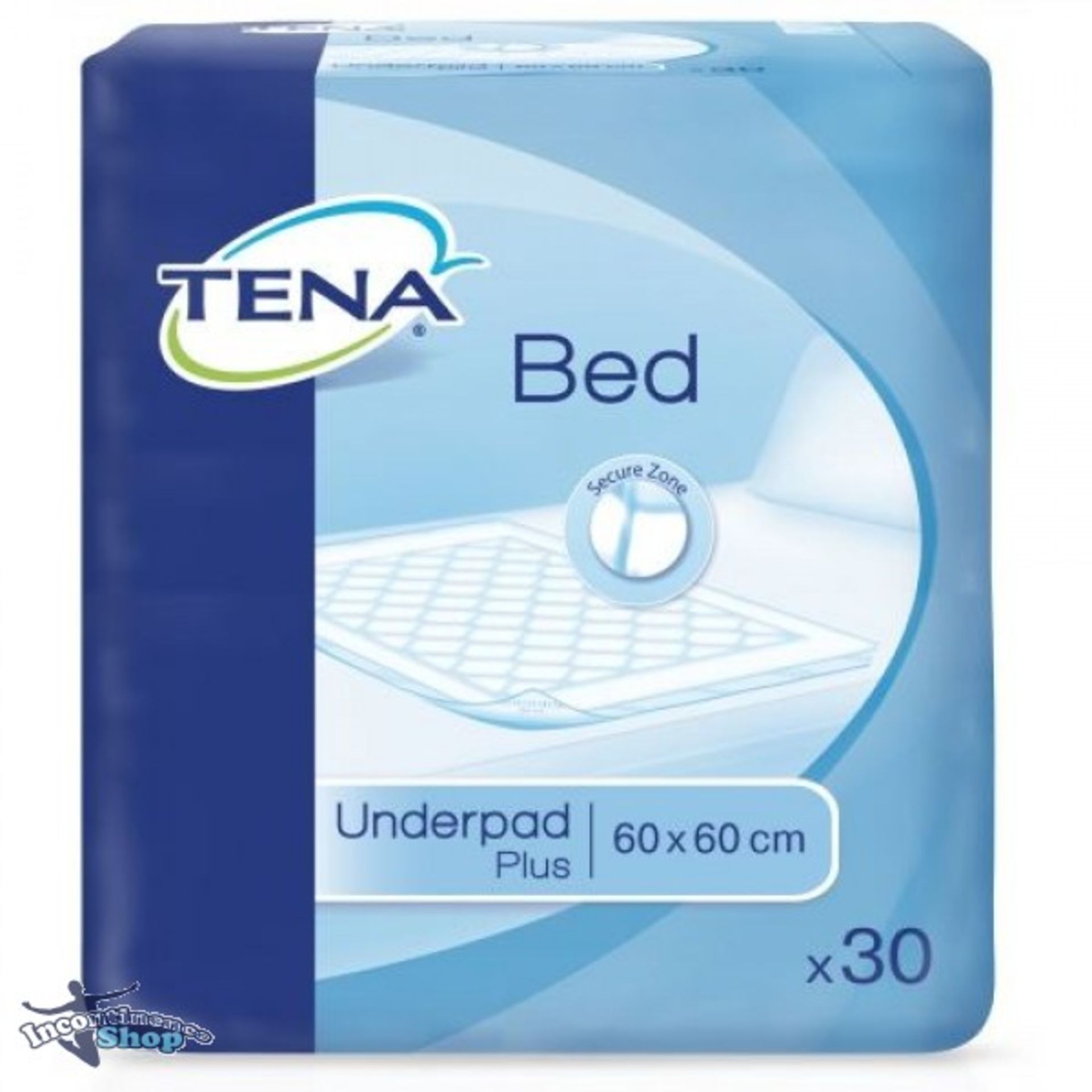 V Brand New Pack 30 Tena Bed Underpad Plus 60 X 60cm ISP £9.49 (ebay)