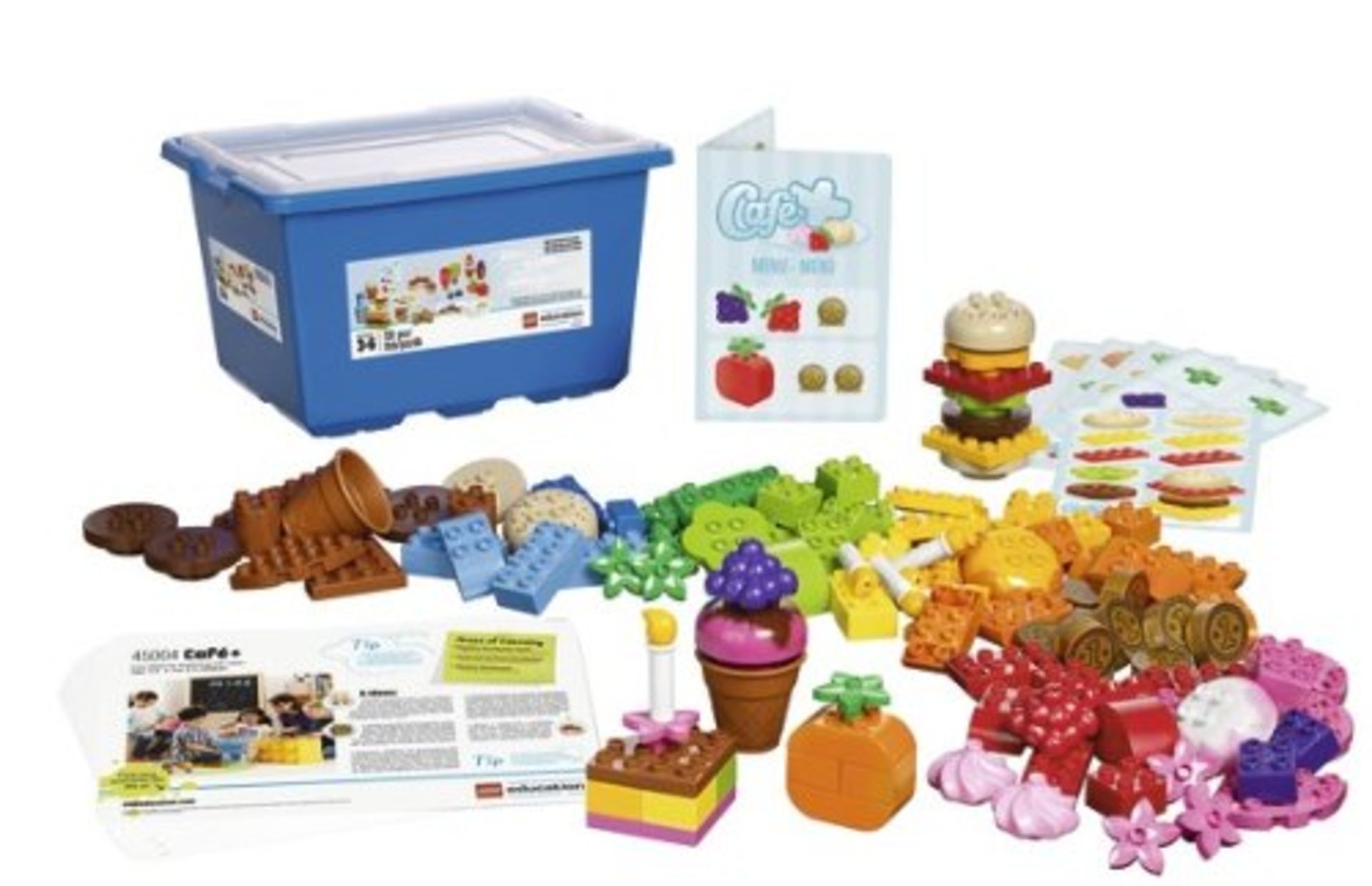 V Brand New Lego Education 45004 Cafeteria Set