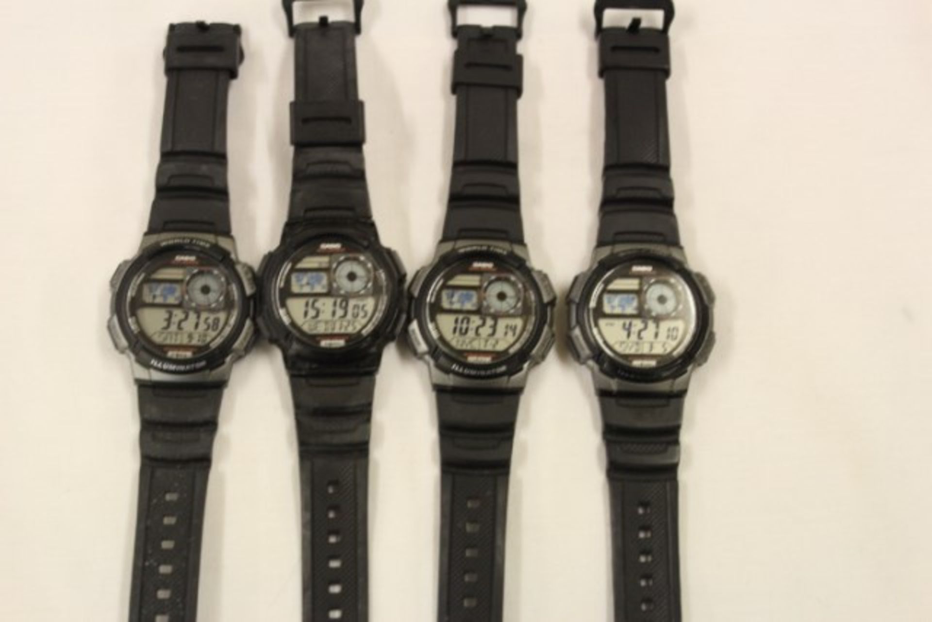 V Grade U Four Casio World Time Illuminator Watches 2 A/F