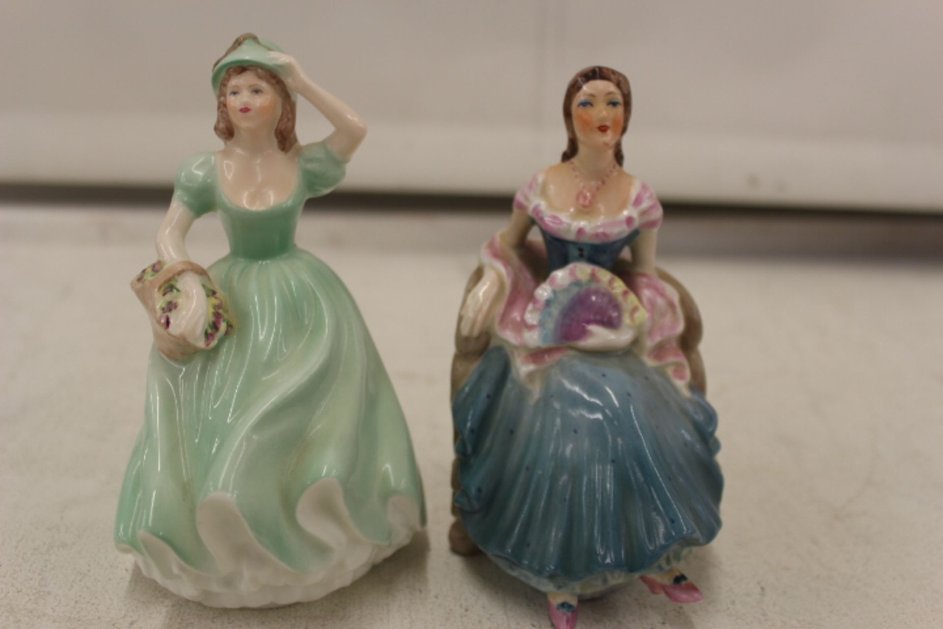 Two Coalport Figures - Pamela & Barbara