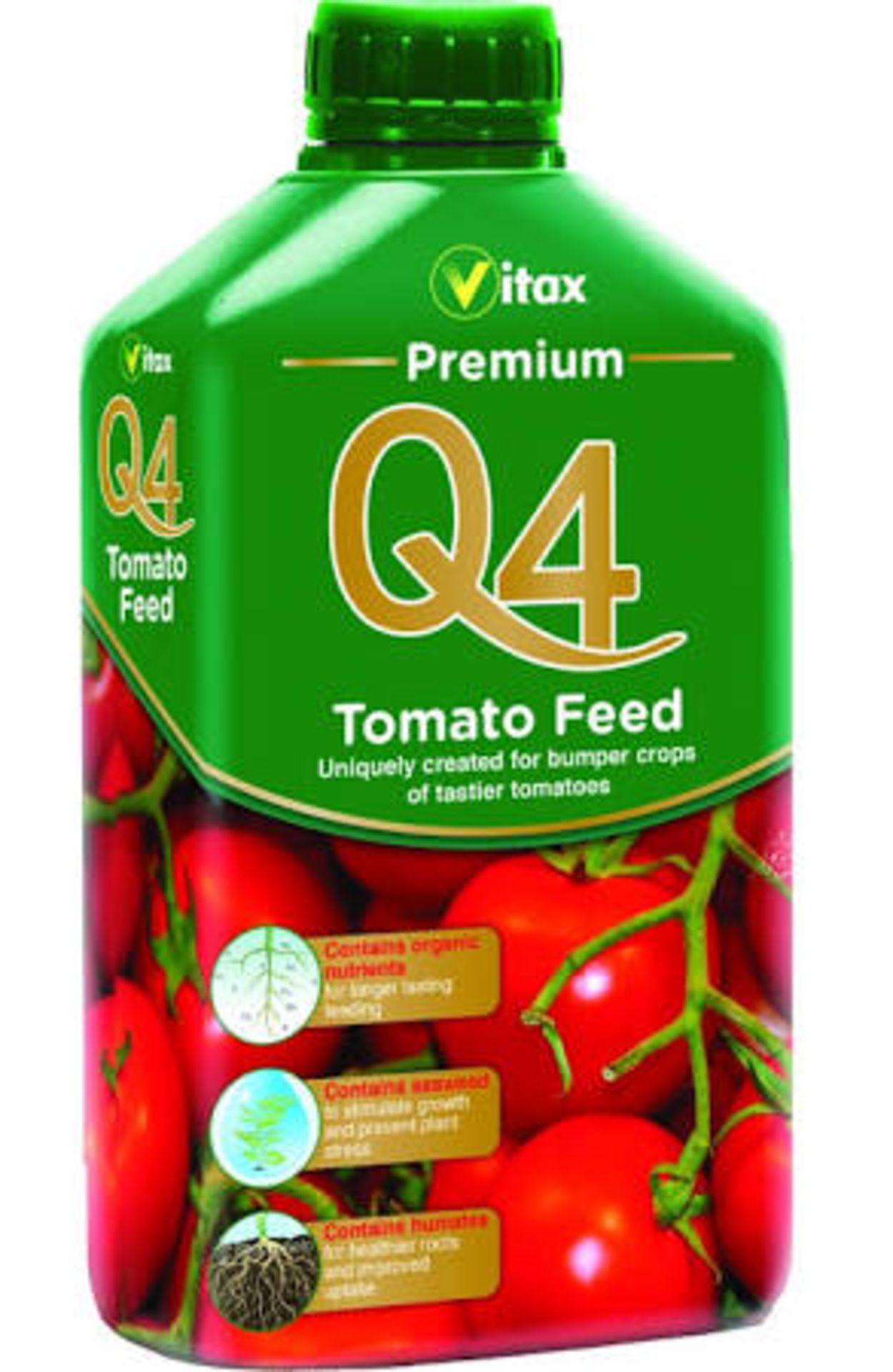 V Brand New Four X 1 Litre Vitax Premium Q4 Tomato Feed ISP £7.58 (Sandal Garden Centre)