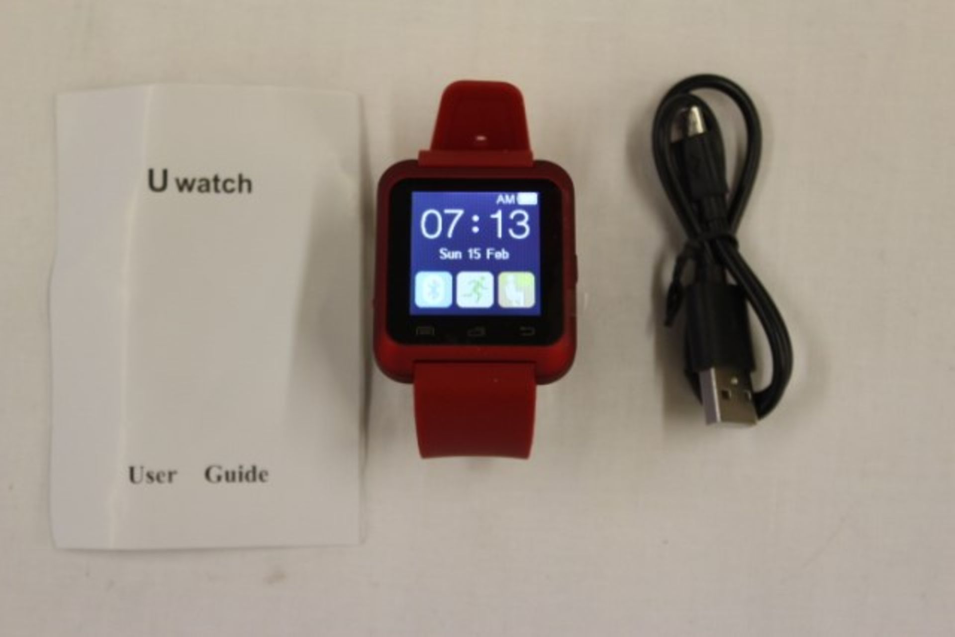 V Grade U Red Android Smart Watch