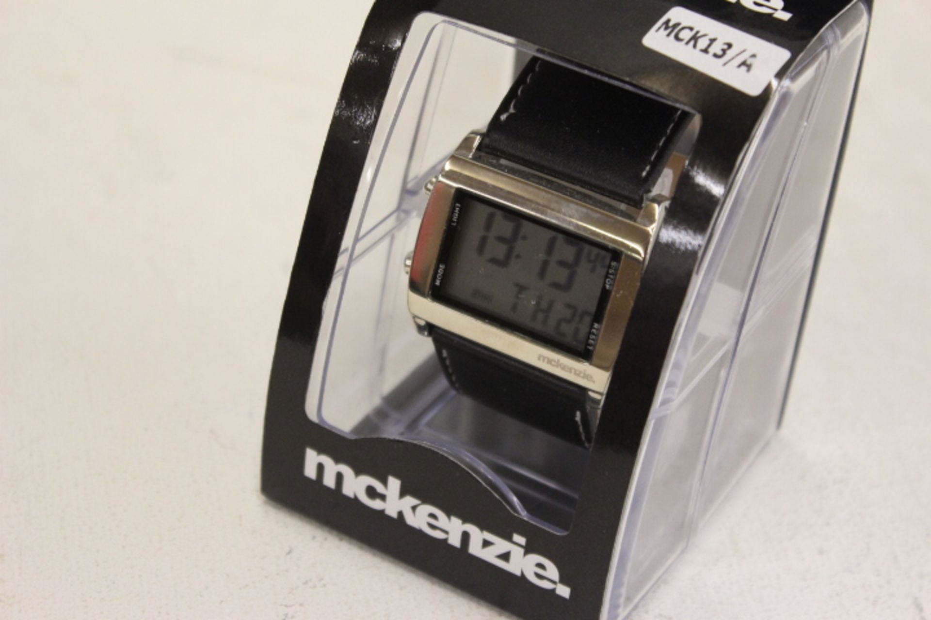 Grade U Mckenzie Black Strap Digital Watch