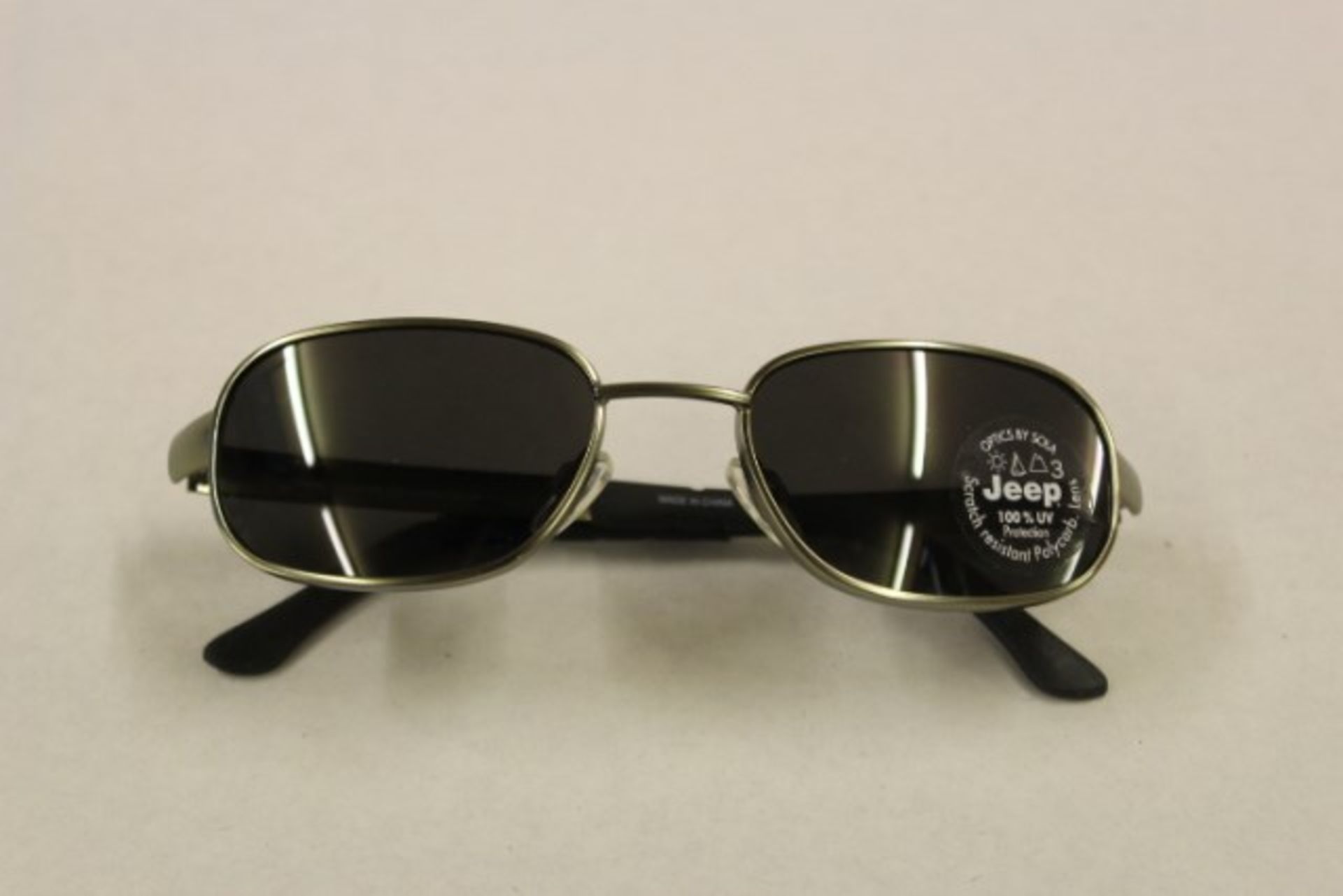 V Brand New Pair Optics By Sola Scratch Resistant-Polycarb Lens-100% UV Protection Jeep Sunglasses