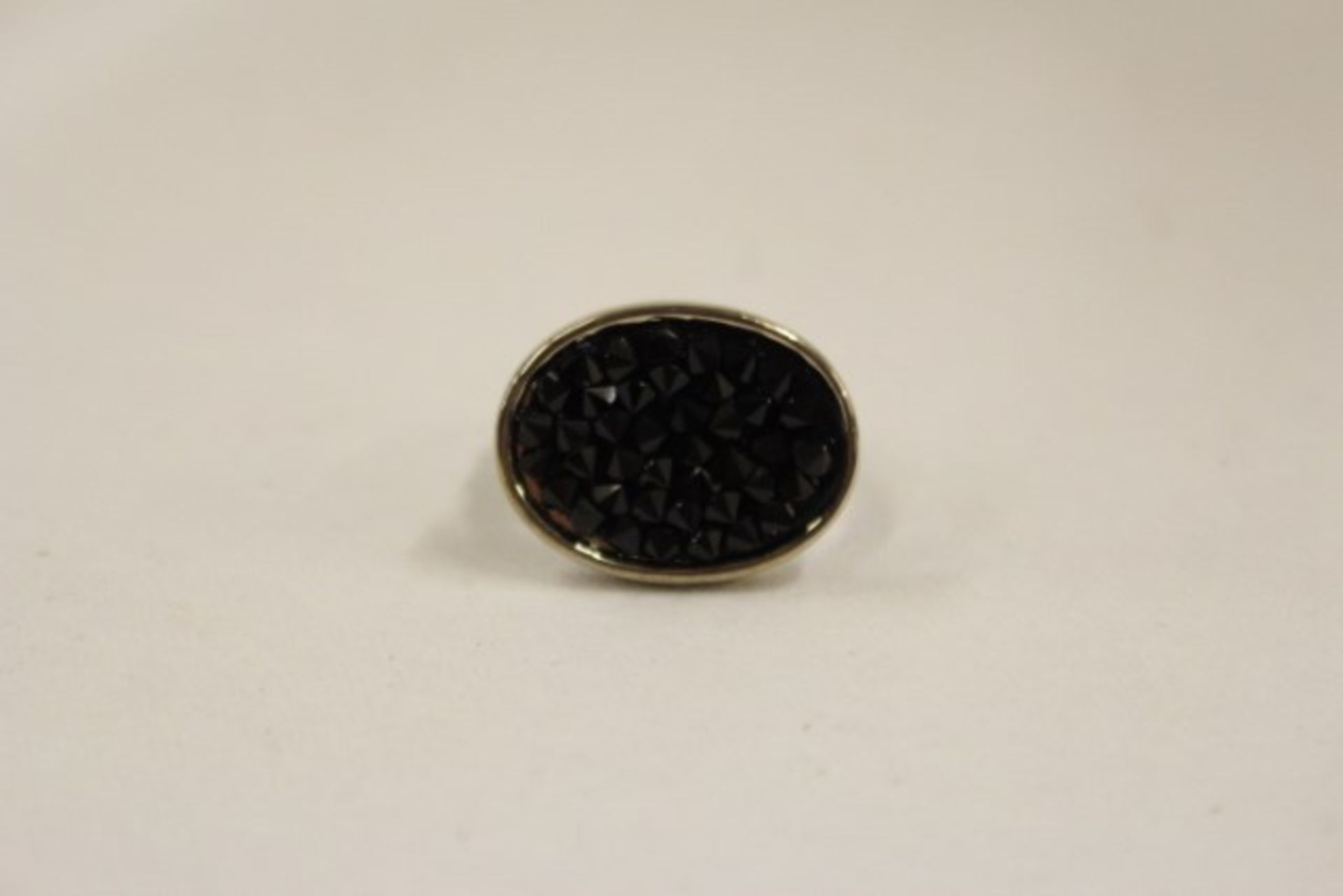 V WM Black Stone Ring X 2 YOUR BID PRICE TO BE MULTIPLIED BY TWO