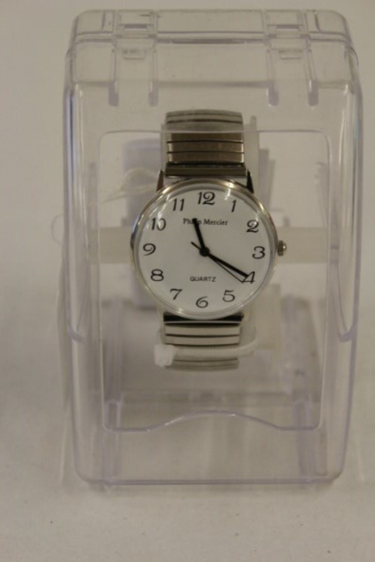 Grade U WM White Face Philip Mercier Watch