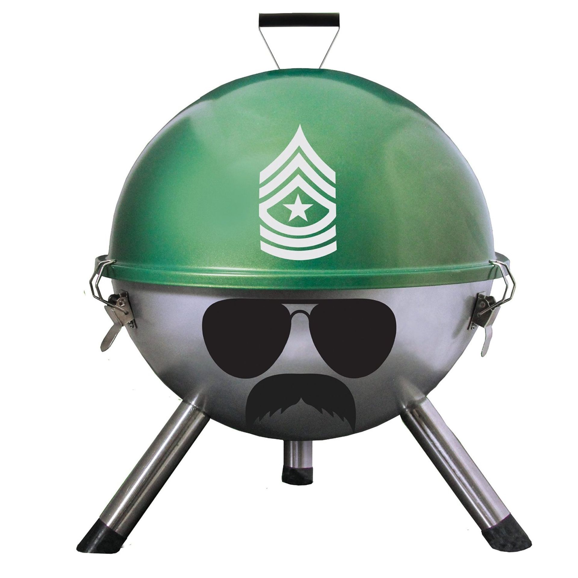 V *TRADE QTY* Brand New Grill Sergeant 12" Portable BBQ - RRP £29.99 - Amazon Selling Price £26.99 X