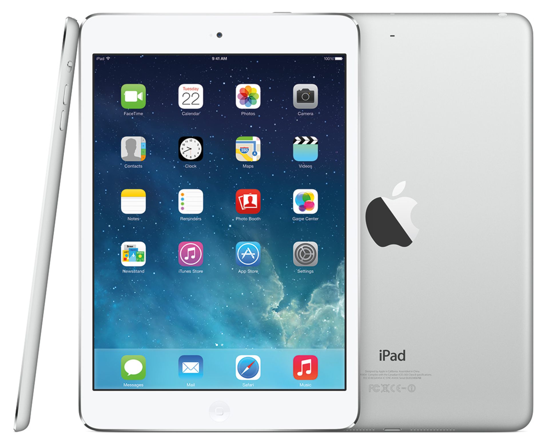 V Grade A Apple iPad mini 2 - Wi-Fi - 16 GB - Silver - 7.9