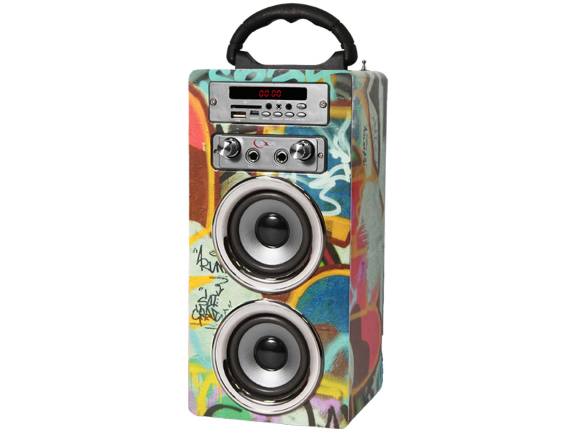 V Brand New Pure Acoustics Graffiti Portable Karaoke Machine ISP 29.98 (Amazon)