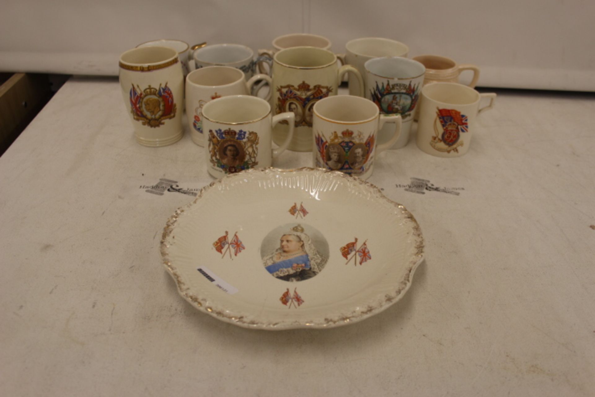 Thirteen Pieces Royal Commerative China