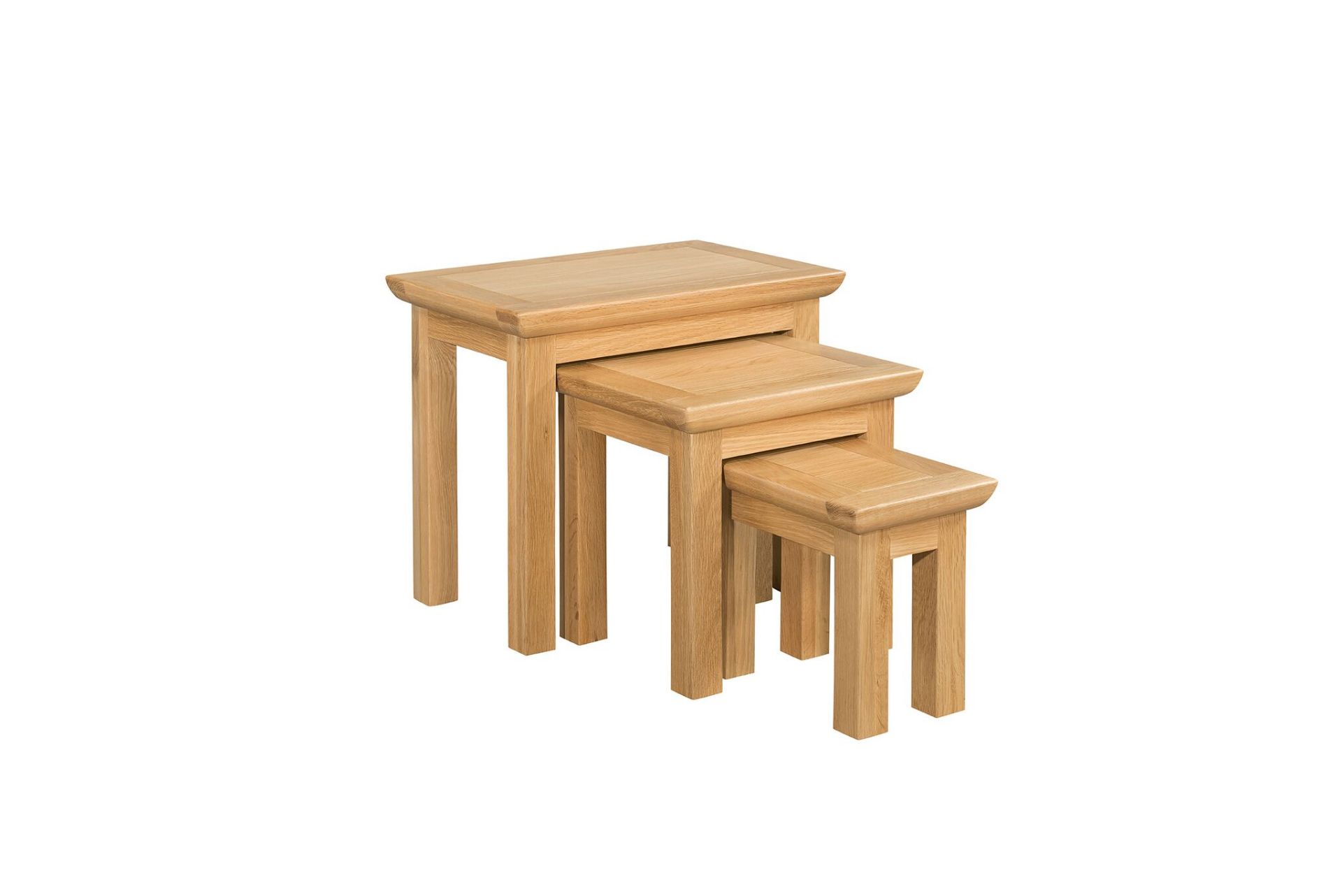 V Brand New Siena Nest of Tables 58 x 38 x 50 cms RRP189.00 (Devonshirepineandoak.co.uk) - item is