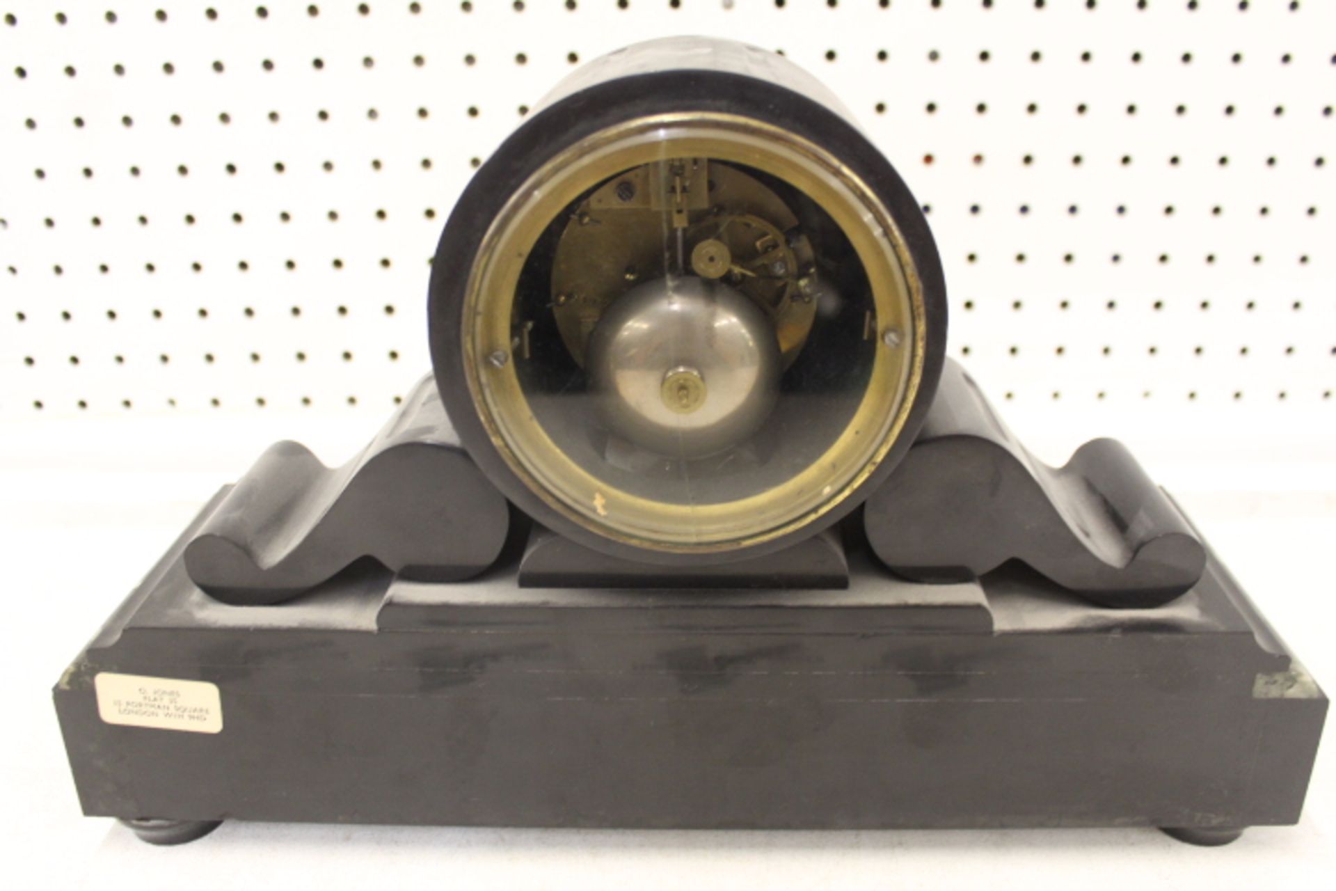 40cm Slate Mantle Clock - Image 4 of 4