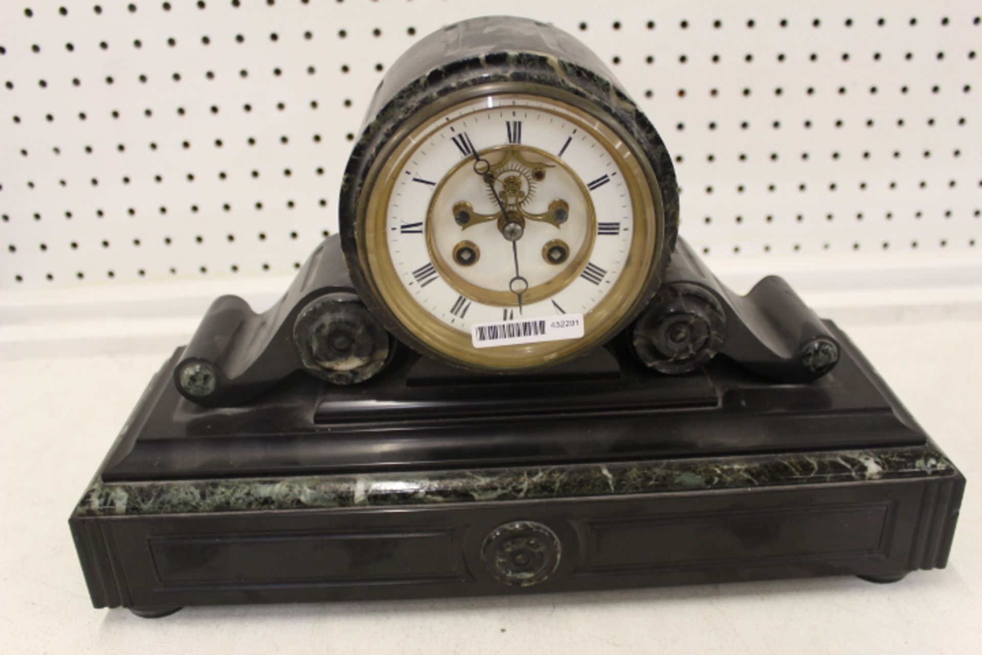 40cm Slate Mantle Clock