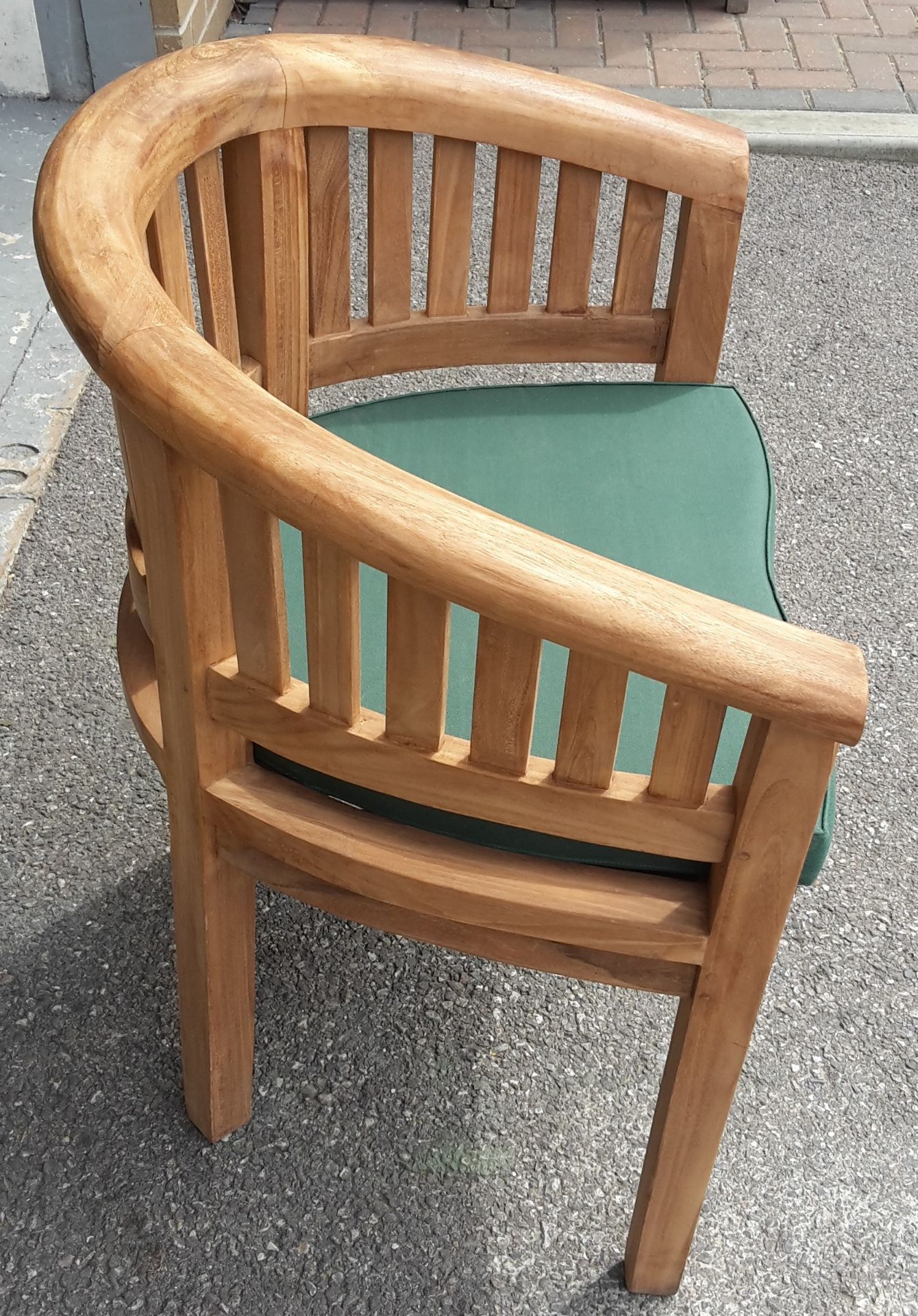 V Brand New TEAK Lutyens Garden Chair - Made From Grade A Plantation Teak RRP £199 NOTE: Item Is - Bild 5 aus 5