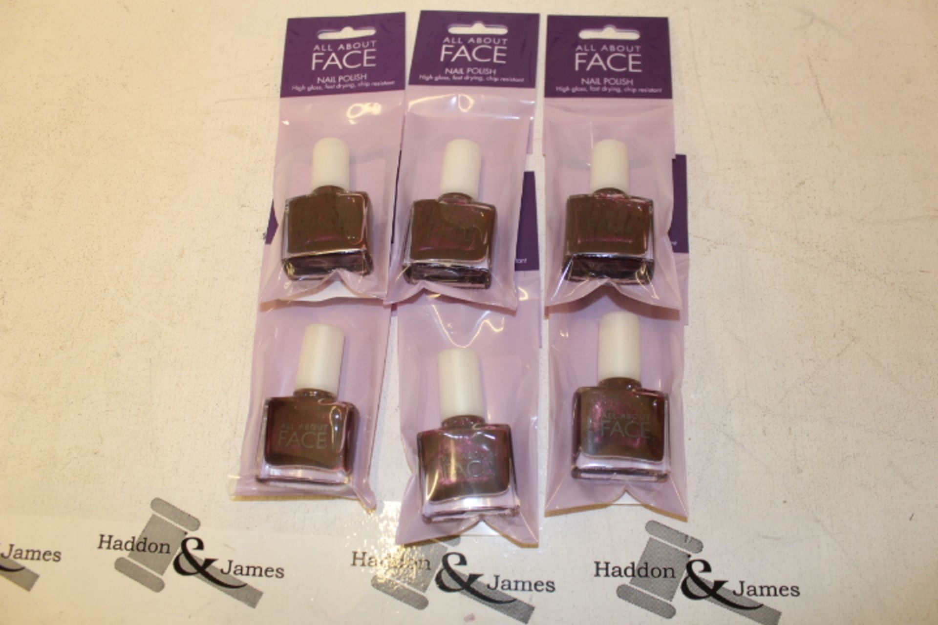 V Grade U Six All About Face Nail Polish-Black Cherry