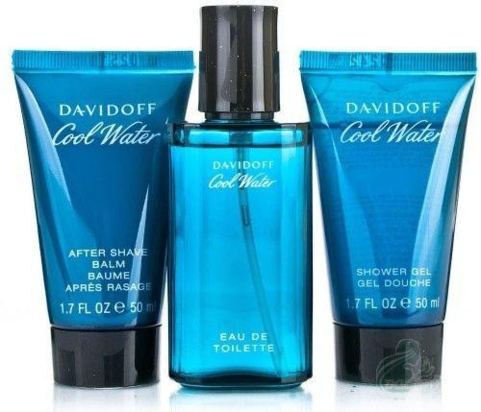 V Brand New Davidoff Cool Water Eau De Toilette Gift Set Including Shower Gel (50ml) After Shave ( - Image 2 of 2