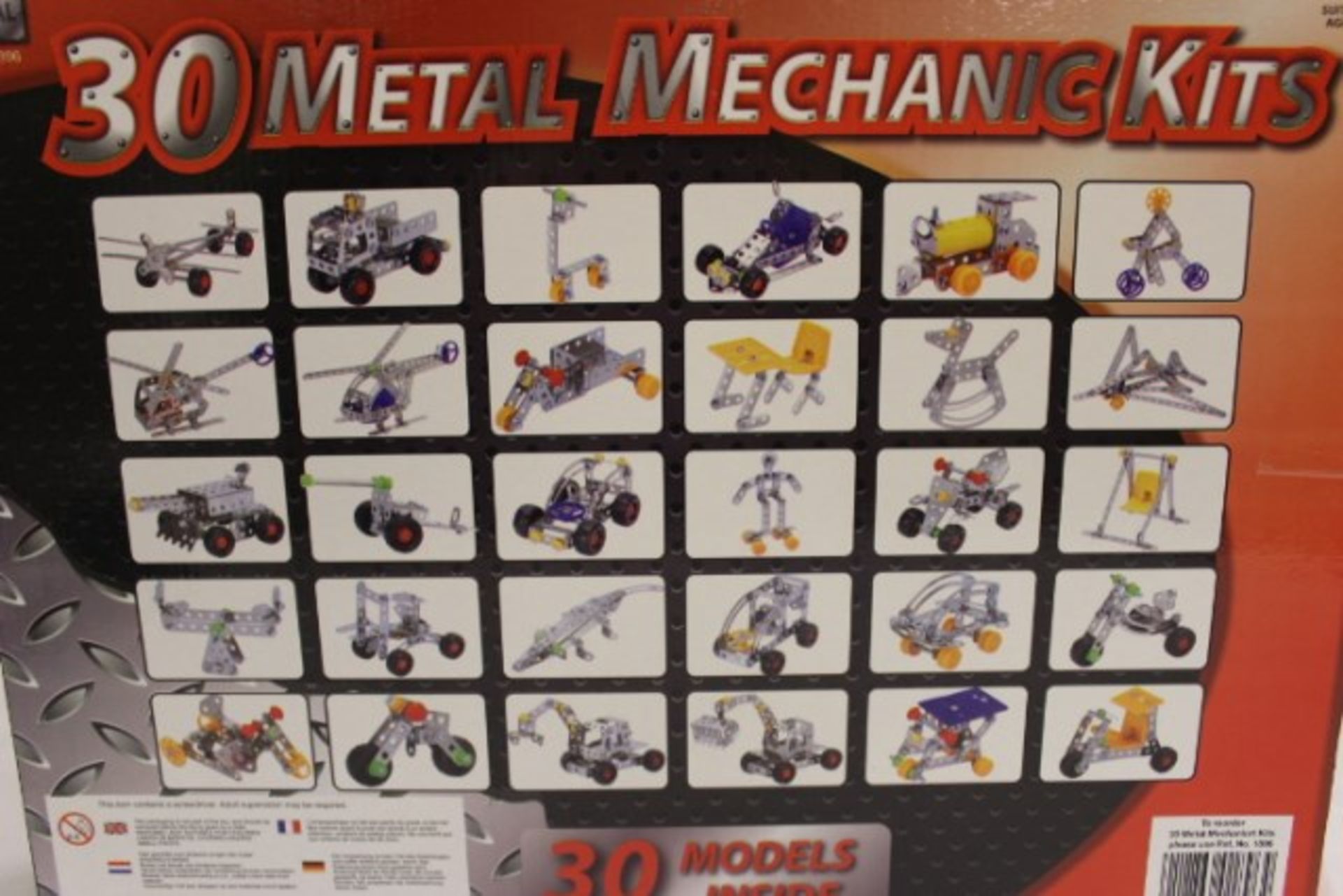 V Brand New 30 Model Metal Mechanics Kit (Makes 30 Different Models) Fits With Meccano - Image 2 of 2