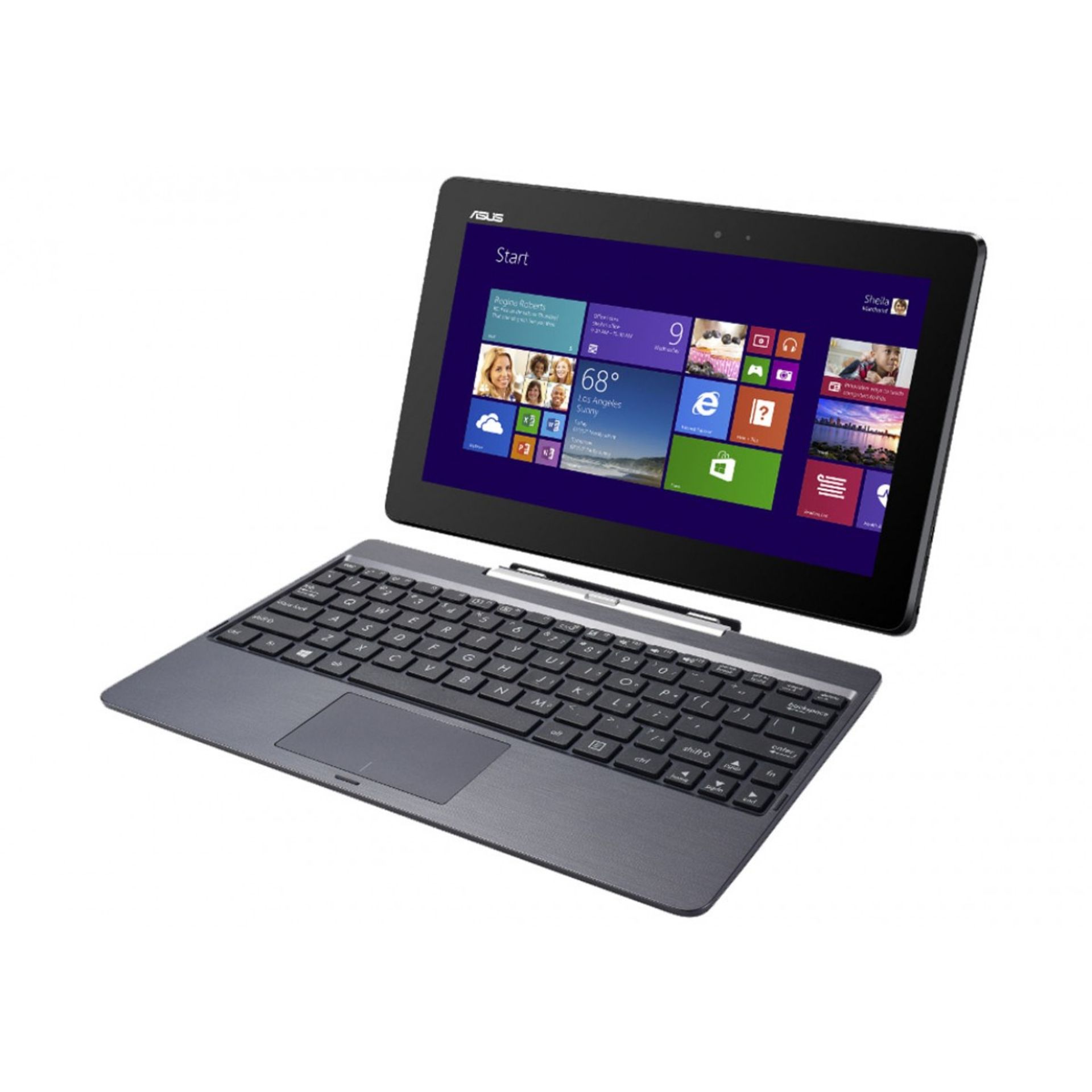 V Grade A ASUS T100 DK026H With 10.1 inch Touch Screen & Detachable Keyboard - 1.5Ghz-2Gb RAM- - Image 2 of 2