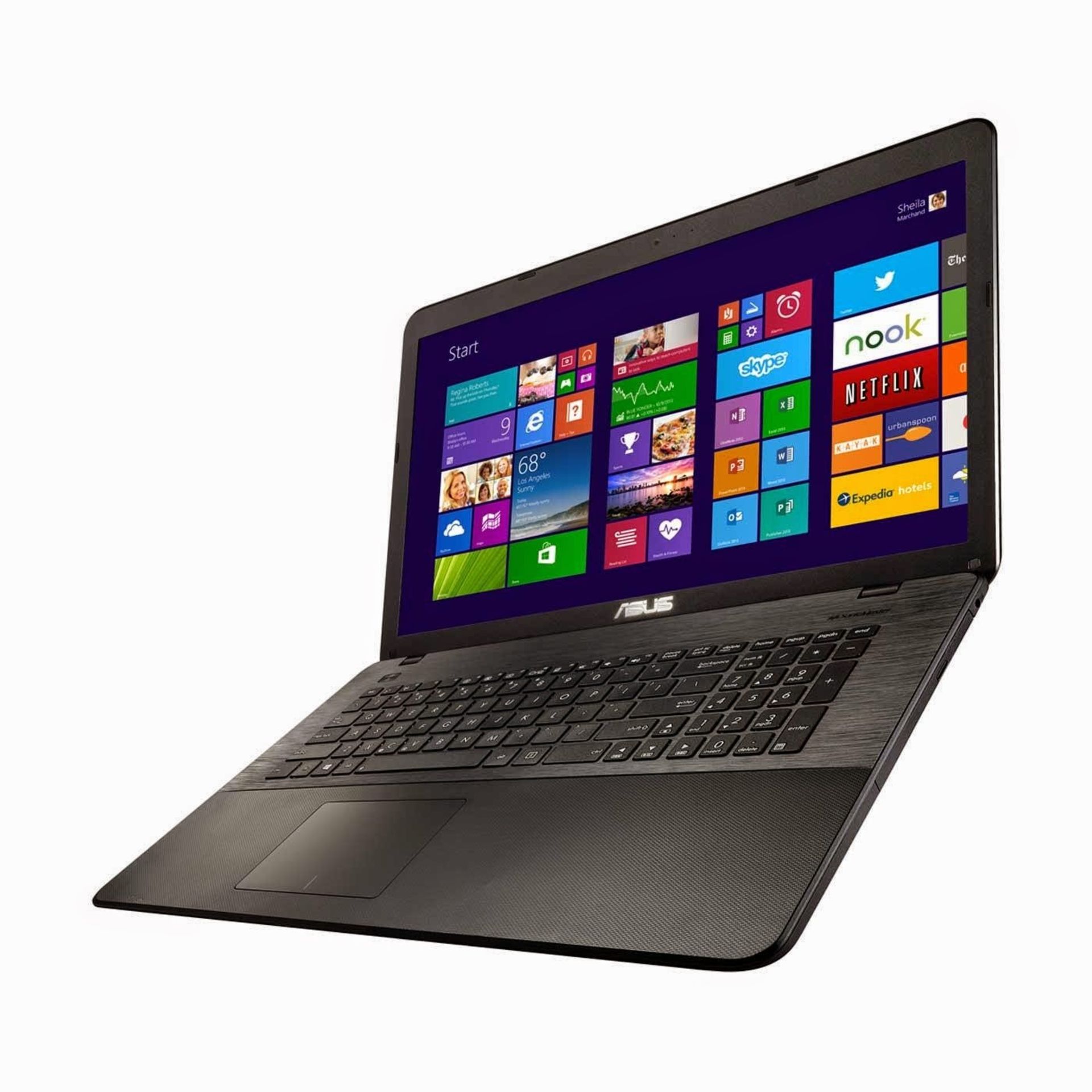 V Grade A Asus R752L 17.3" Laptop - 500GB HDD - 8GB RAM - Intel Core I5 - Sonic Master Sound -