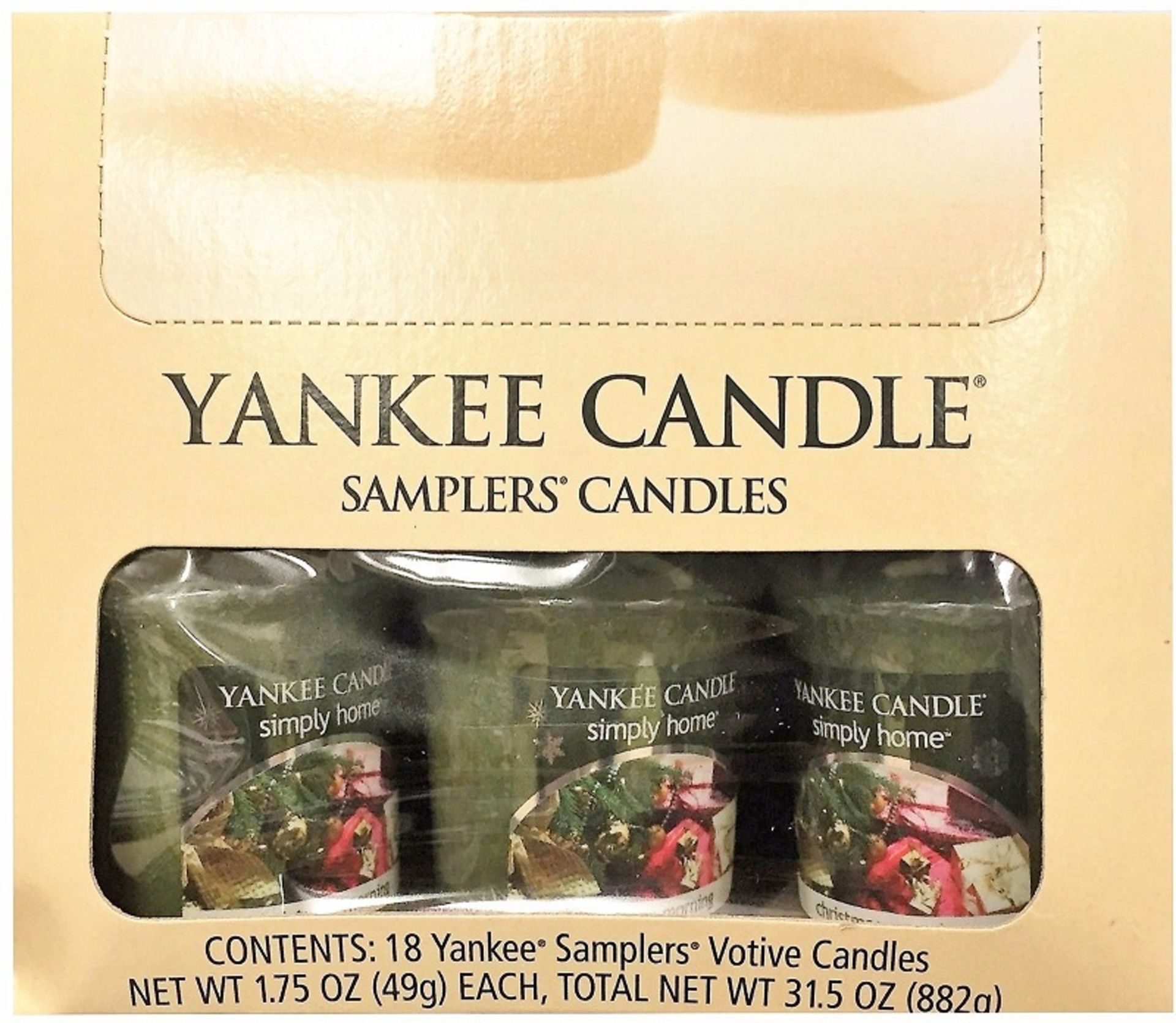 V *TRADE QTY* Brand New 18 x Yankee Candle Christmas Morning 49g eBay Price £19.99 X 3 YOUR BID - Image 2 of 2